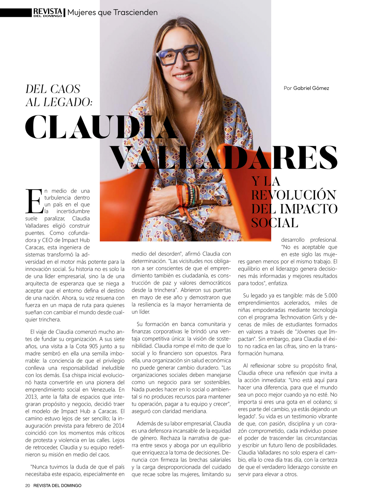 22-REV NT Revista del Domingo Abril 2026 Pag 22
