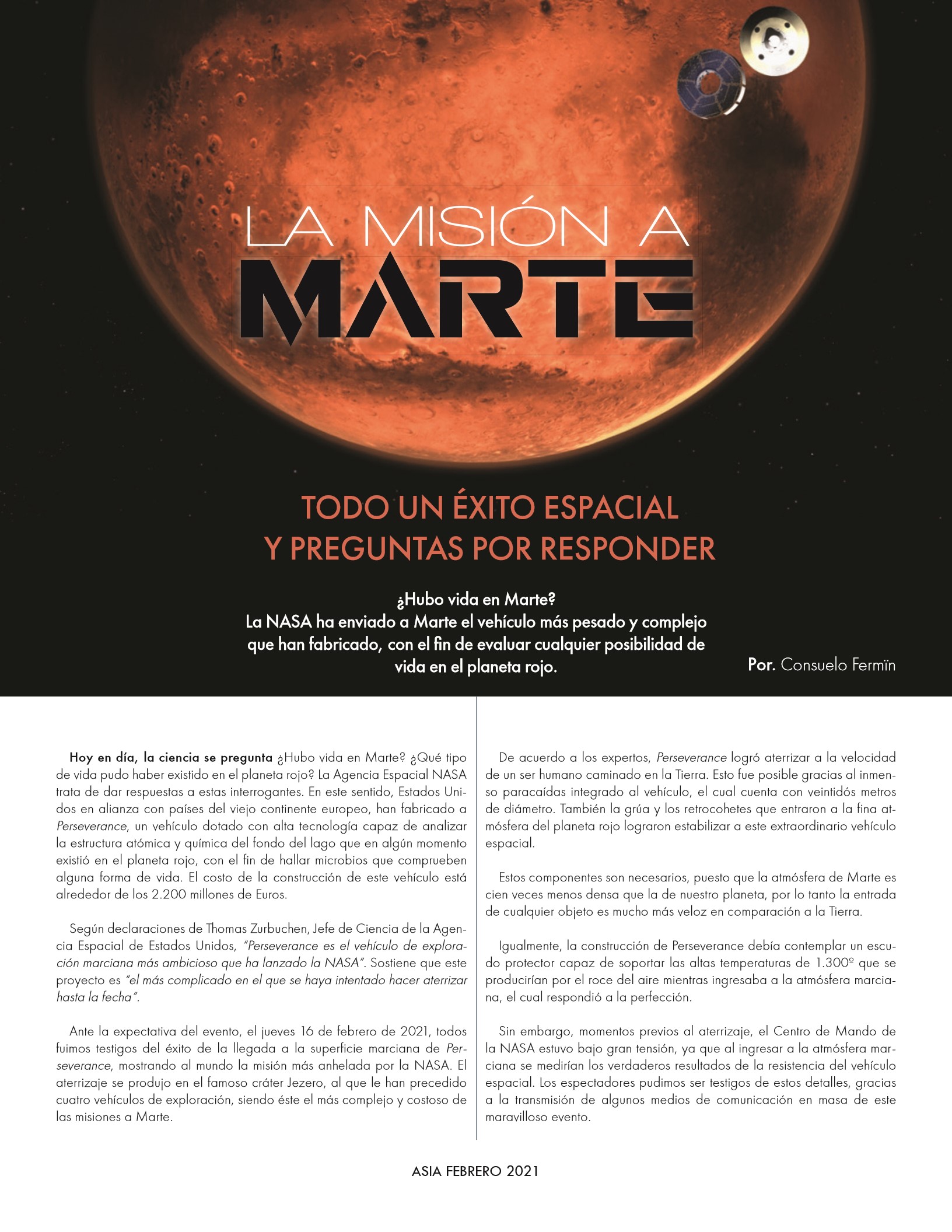40-REV 18 La misión a Marte