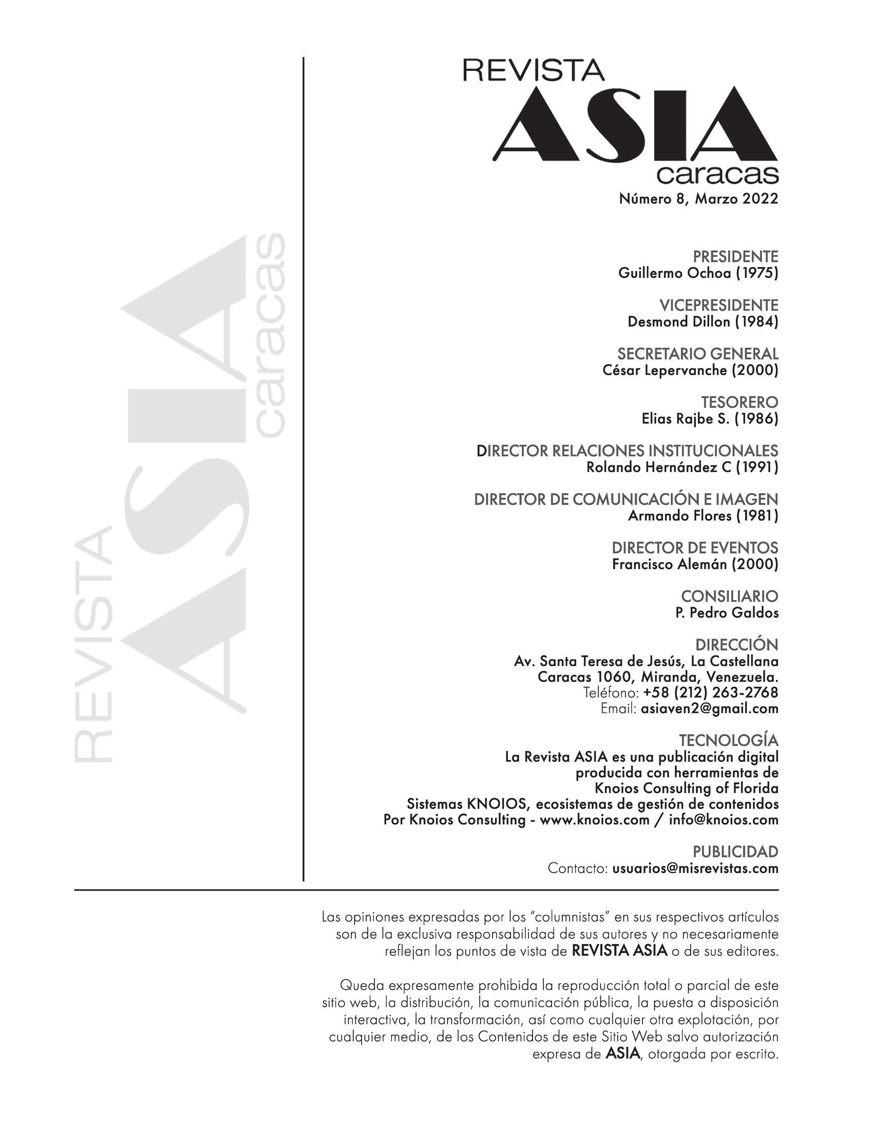 3-REV ASIA Número 8 - Abril 2022 Pag 3