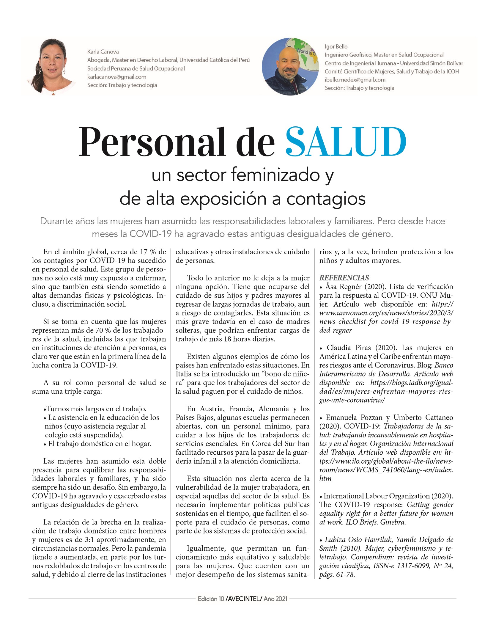 20-REV Personal de Salud Trabajo y tecnología Igor Bello Karla Canova