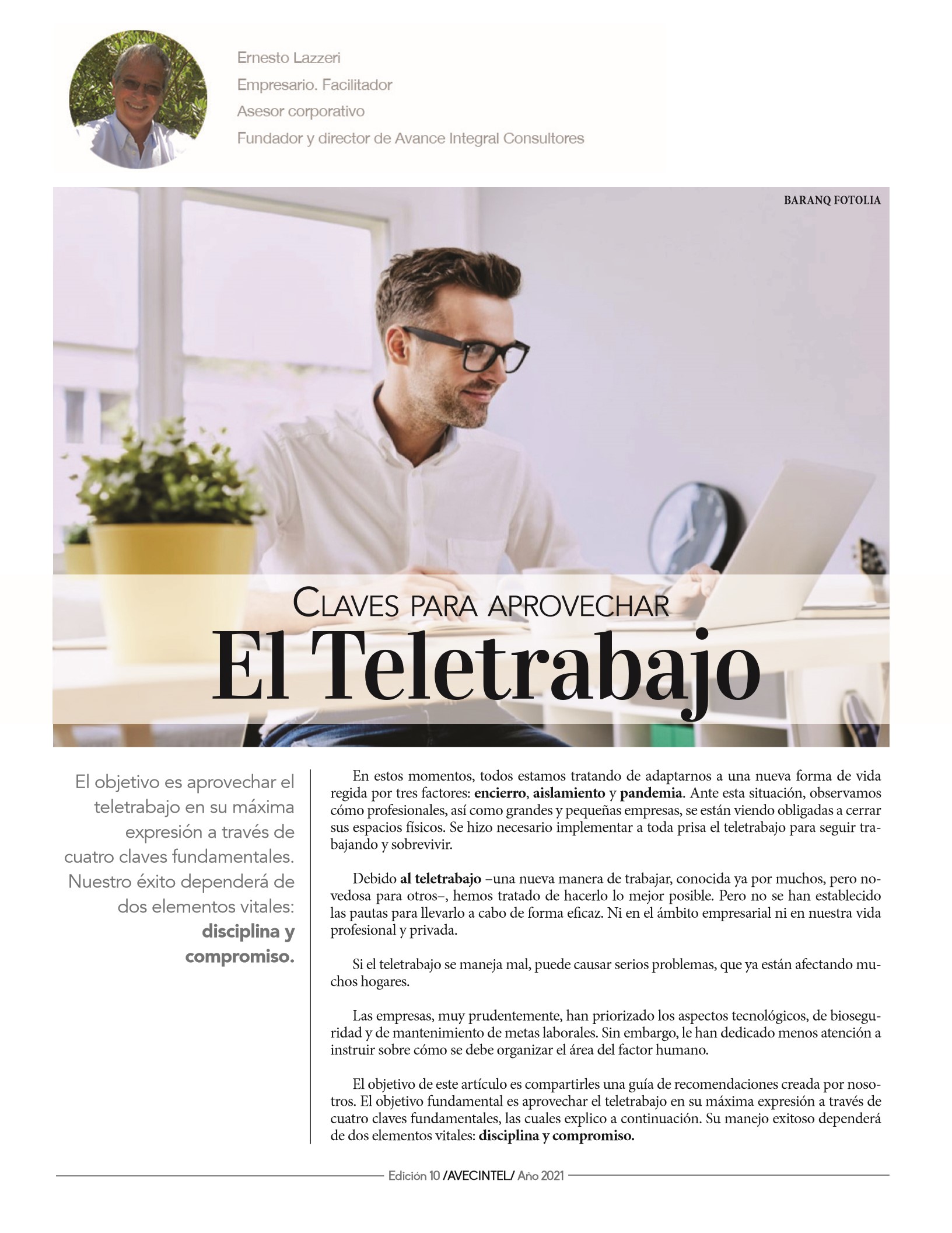 24-REV Teletrabajo Asesoría corporativa Ernesto Lazzeri