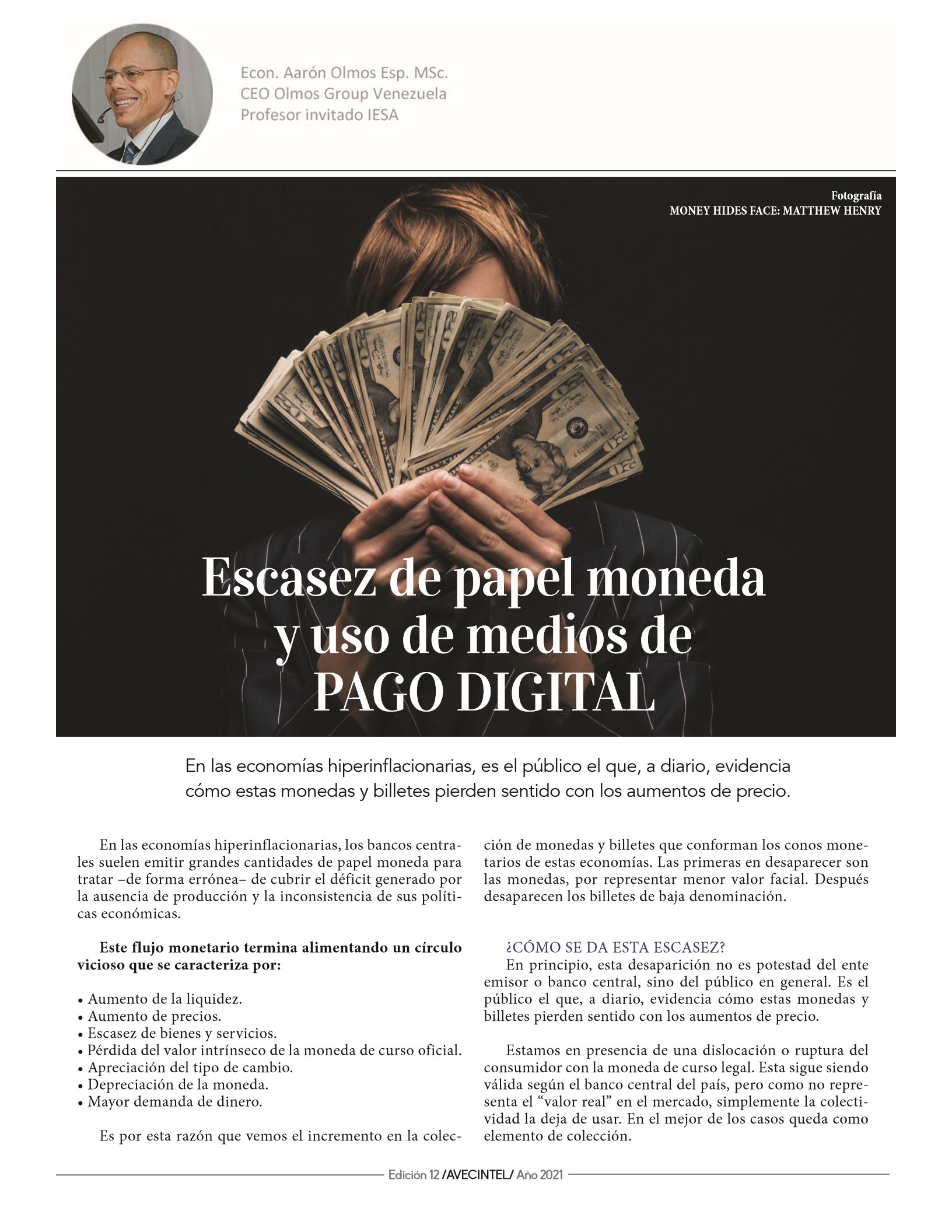 16-REV Escasez papel moneda uso pago medios digitales