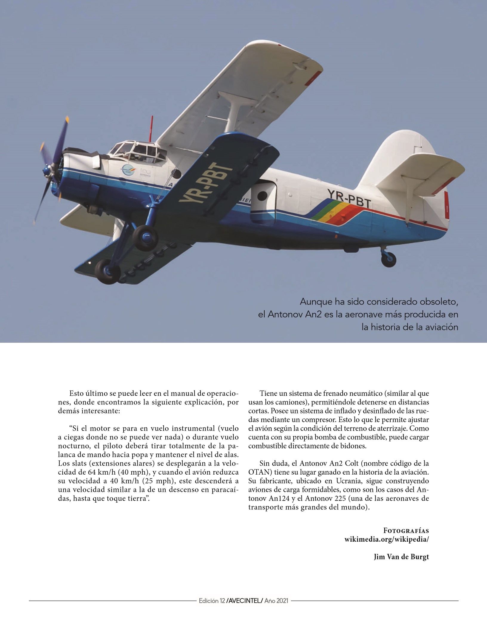 53-REV Antonov An2 camion en las nubes