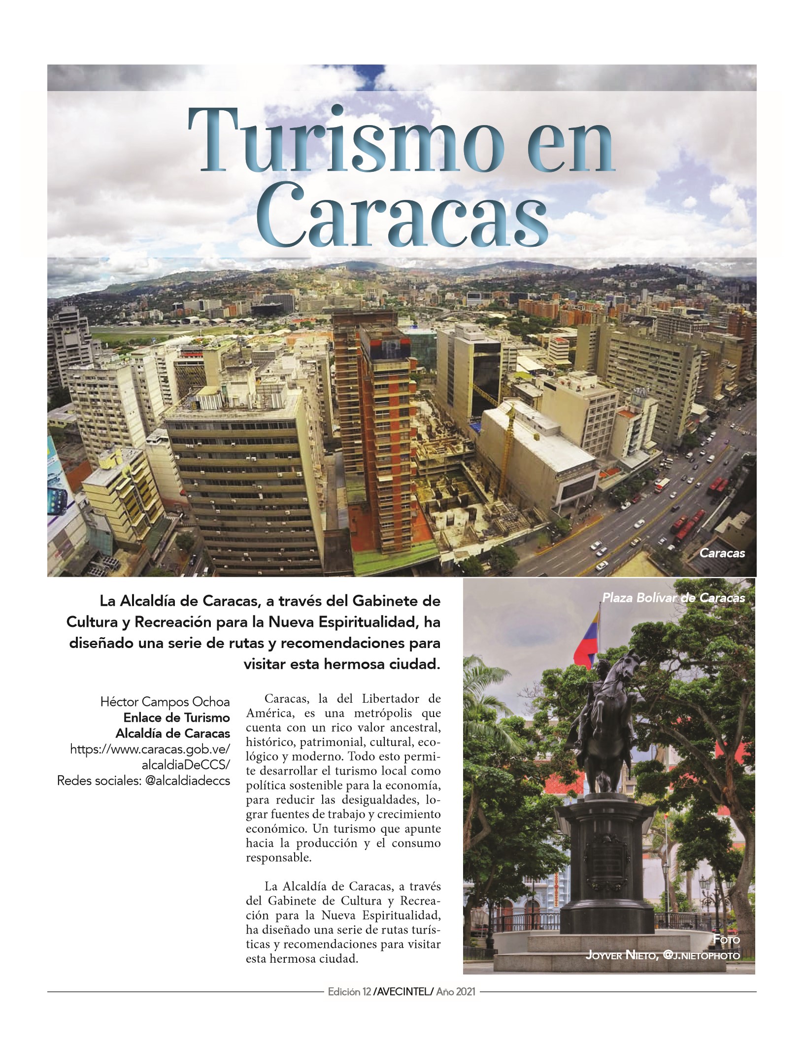 54-REV Turismo en Caracas