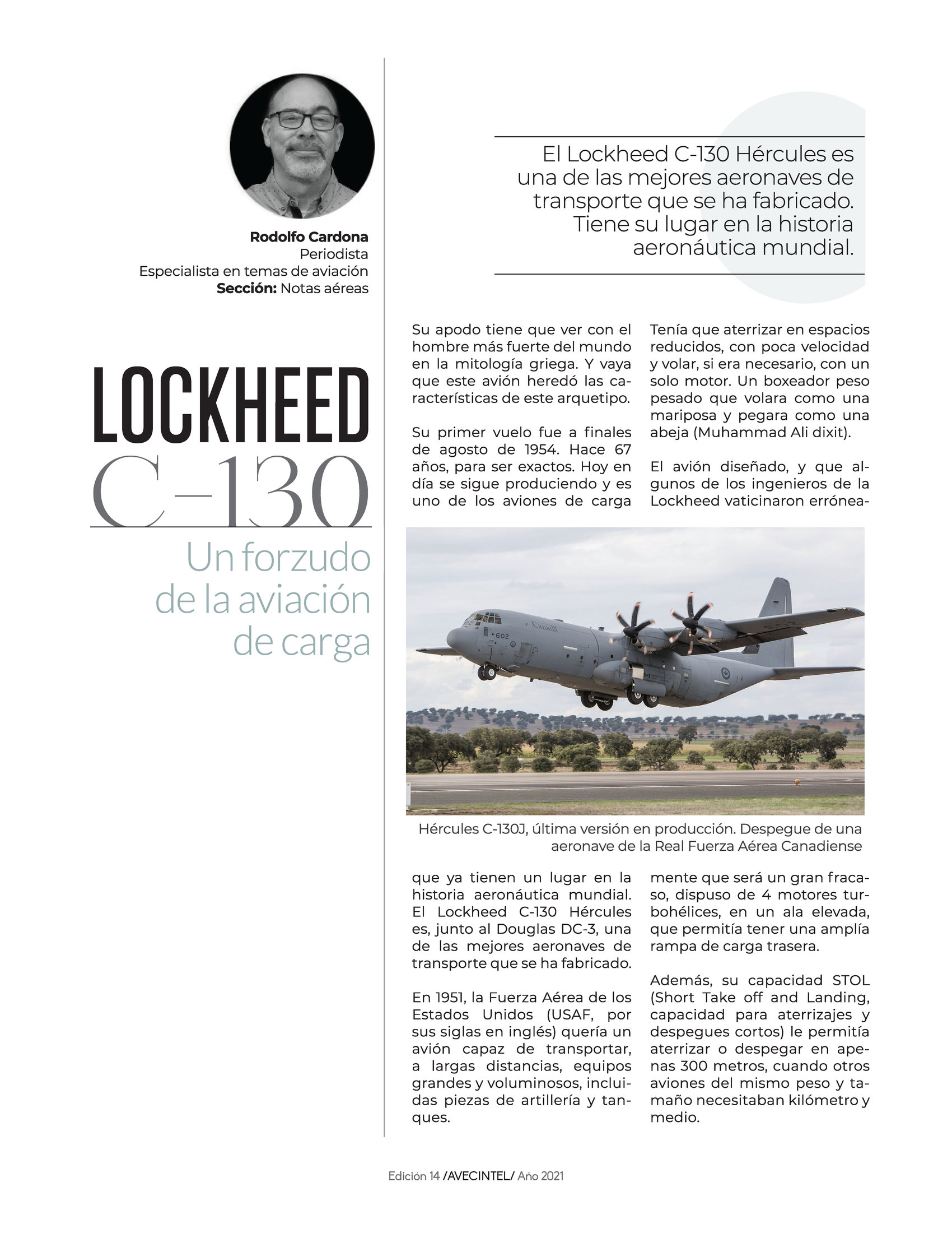 60-REV Rodolfo Cardona Lockheed C-130