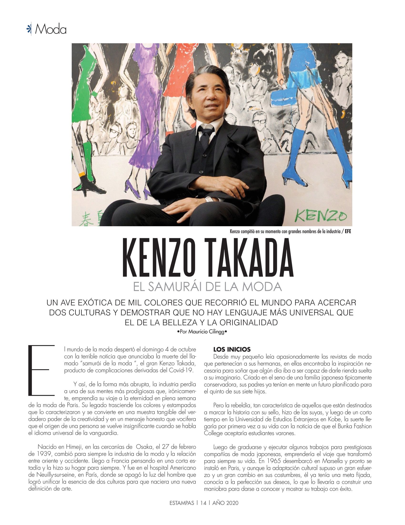 14-REV Kenzo Takada el samurái de la moda