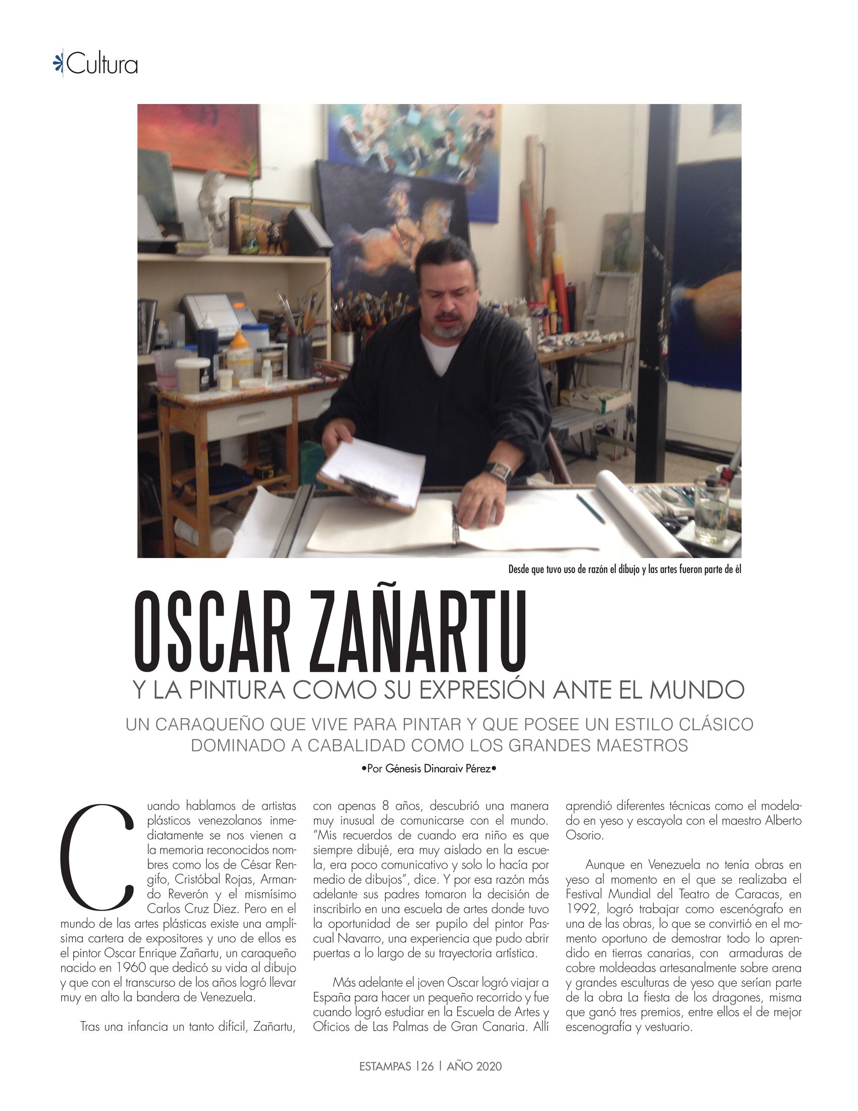 26-REV Oscar Zañartu y la pintura como su expresión ante el mundo