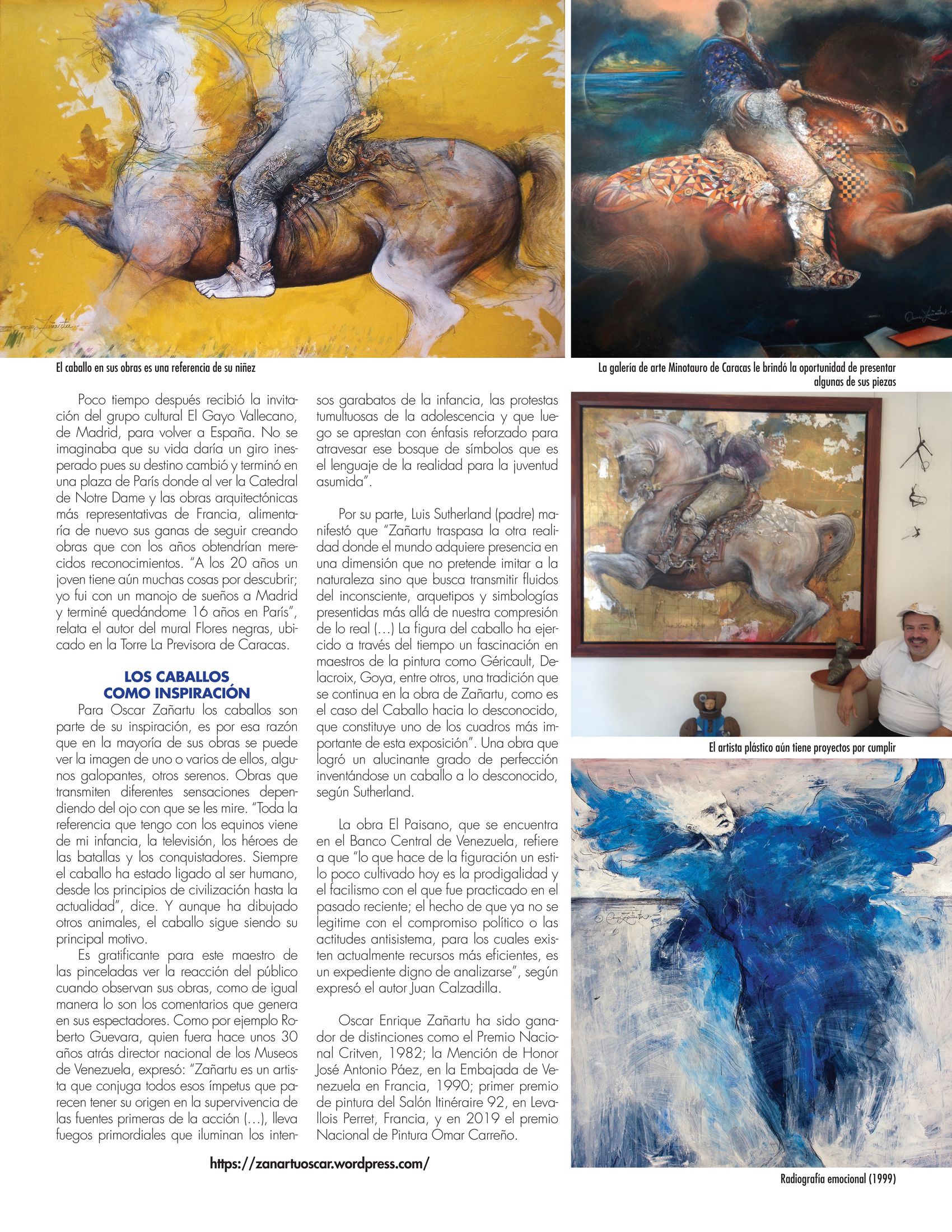 27-REV Oscar Zañartu y la pintura como su expresión ante el mundo