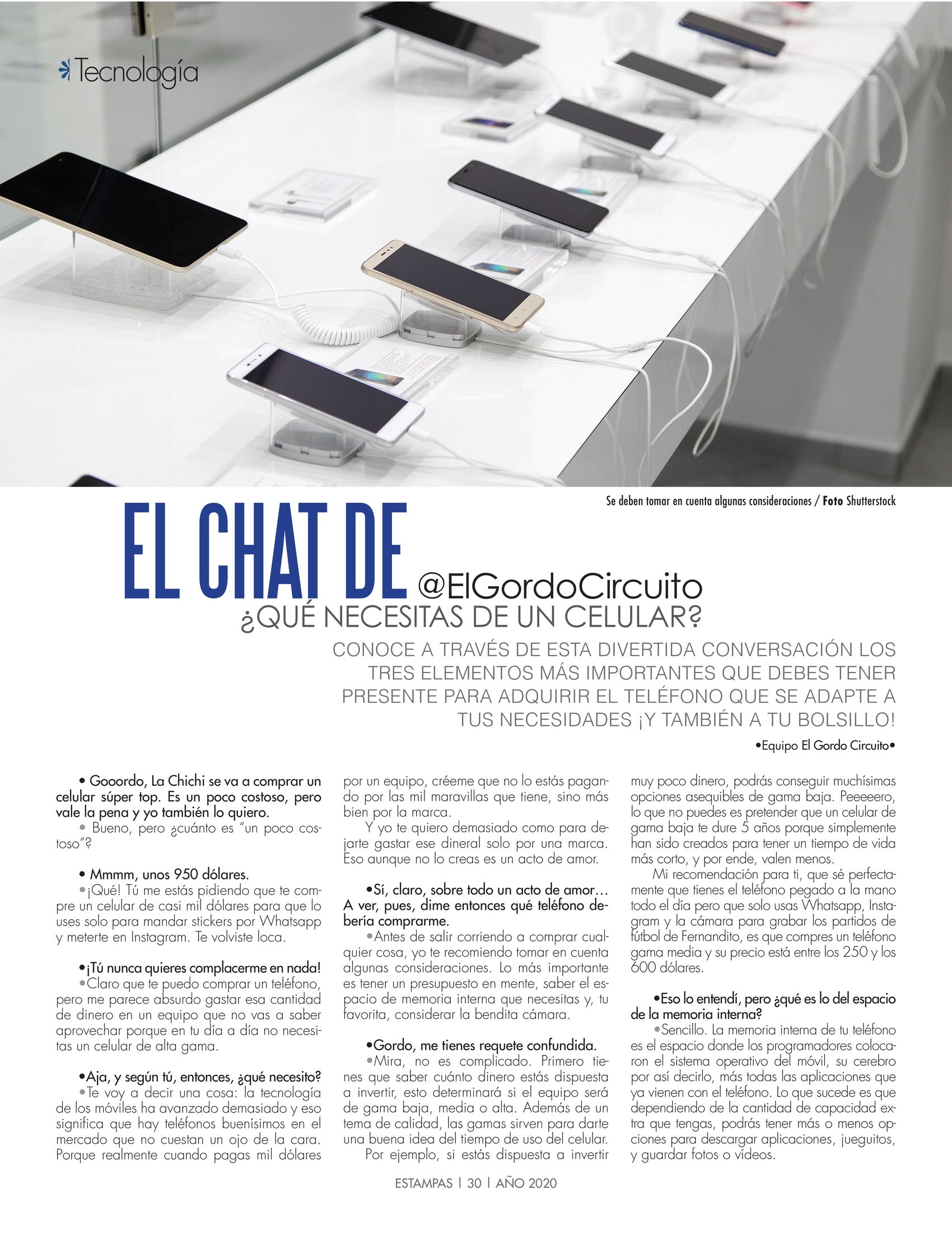 30-REV El Chat de @ElGordoCircuito: ¿Qué necesitas realmente de un celular?