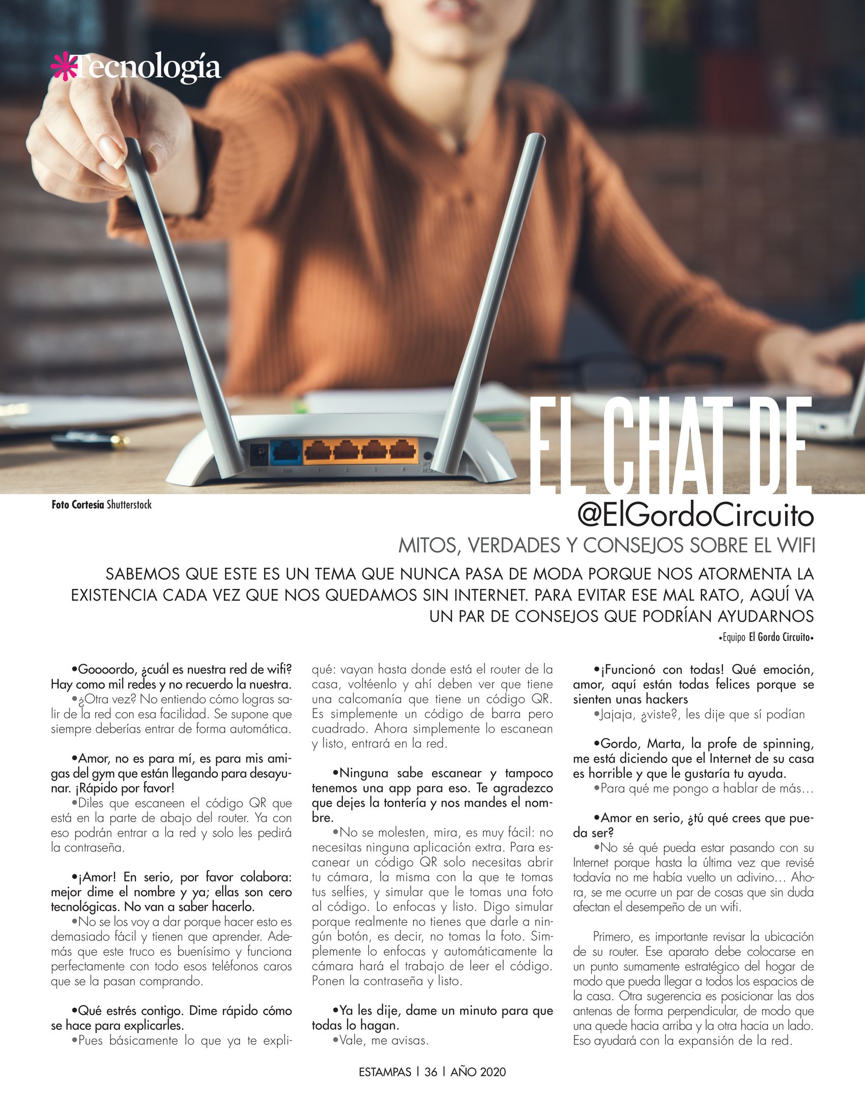 36-REV Tecnología: El Chat de @ElGordoCircuito -  Mitos verdades y consejos sobre el Wifi