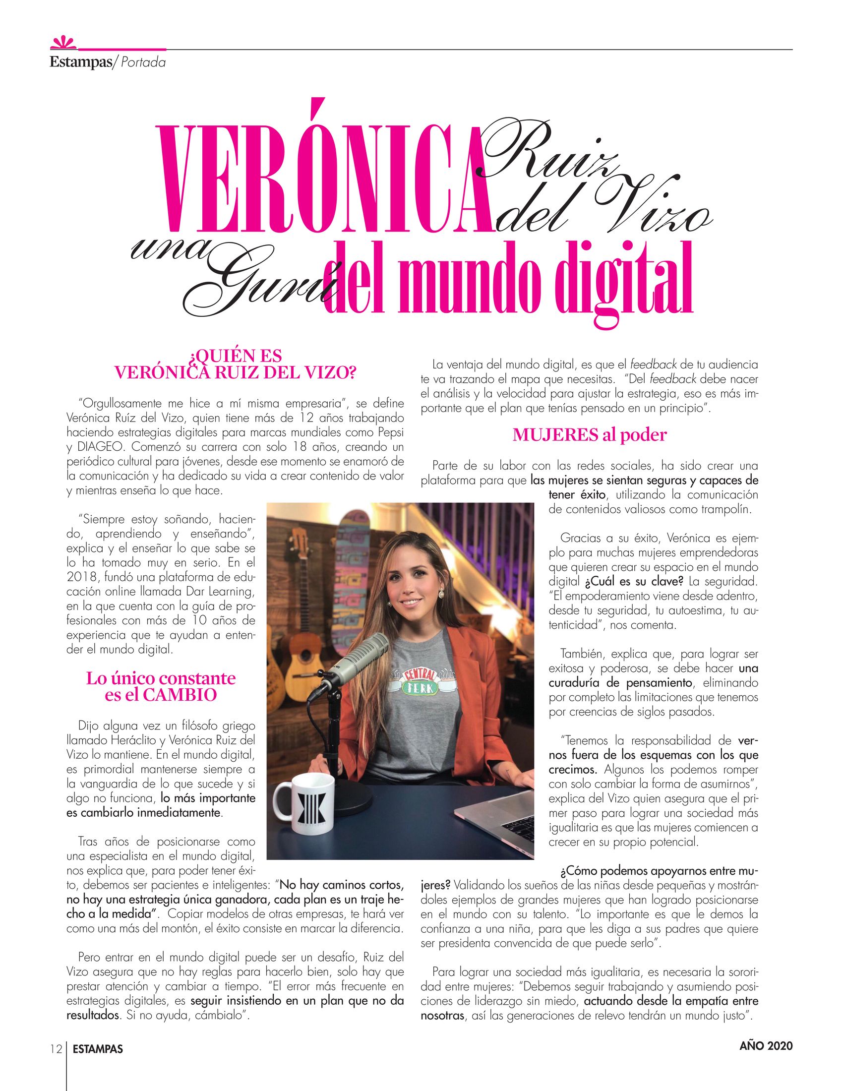 13-REV La entrevista Mary Villarroel Sneshko Verónica Ruiz del Vizo una gurú del mundo digital