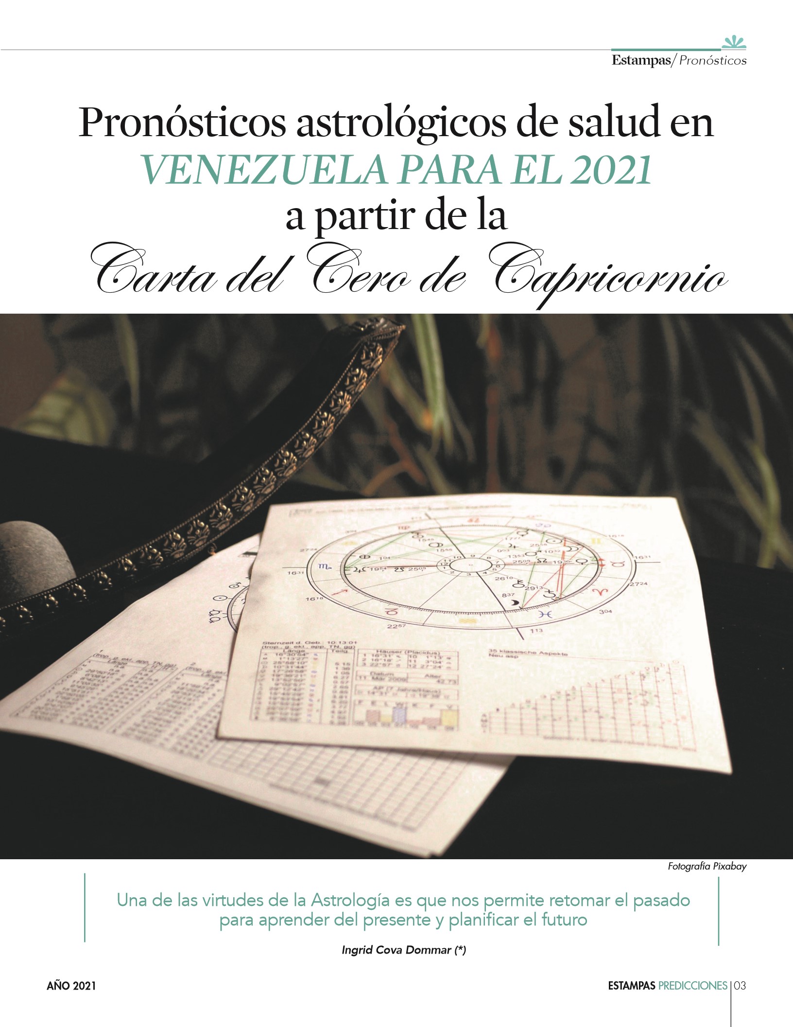 6-REV Ingrid Cova - Pronósticos astrológicos de salud en Venezuela para el 2021 a partir de la Carta del Cero de Capricornio 