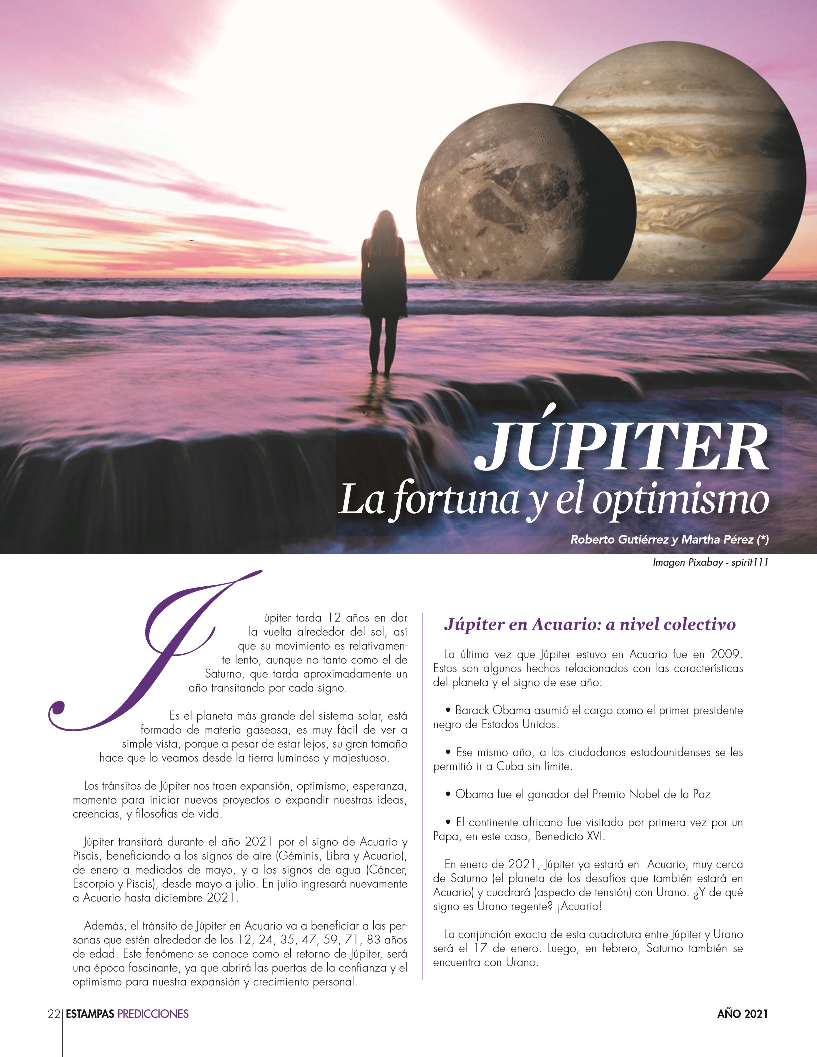 28-REV Roberto Gutiérrez y Martha Pérez - Júpiter: La fortuna y el optimismo
