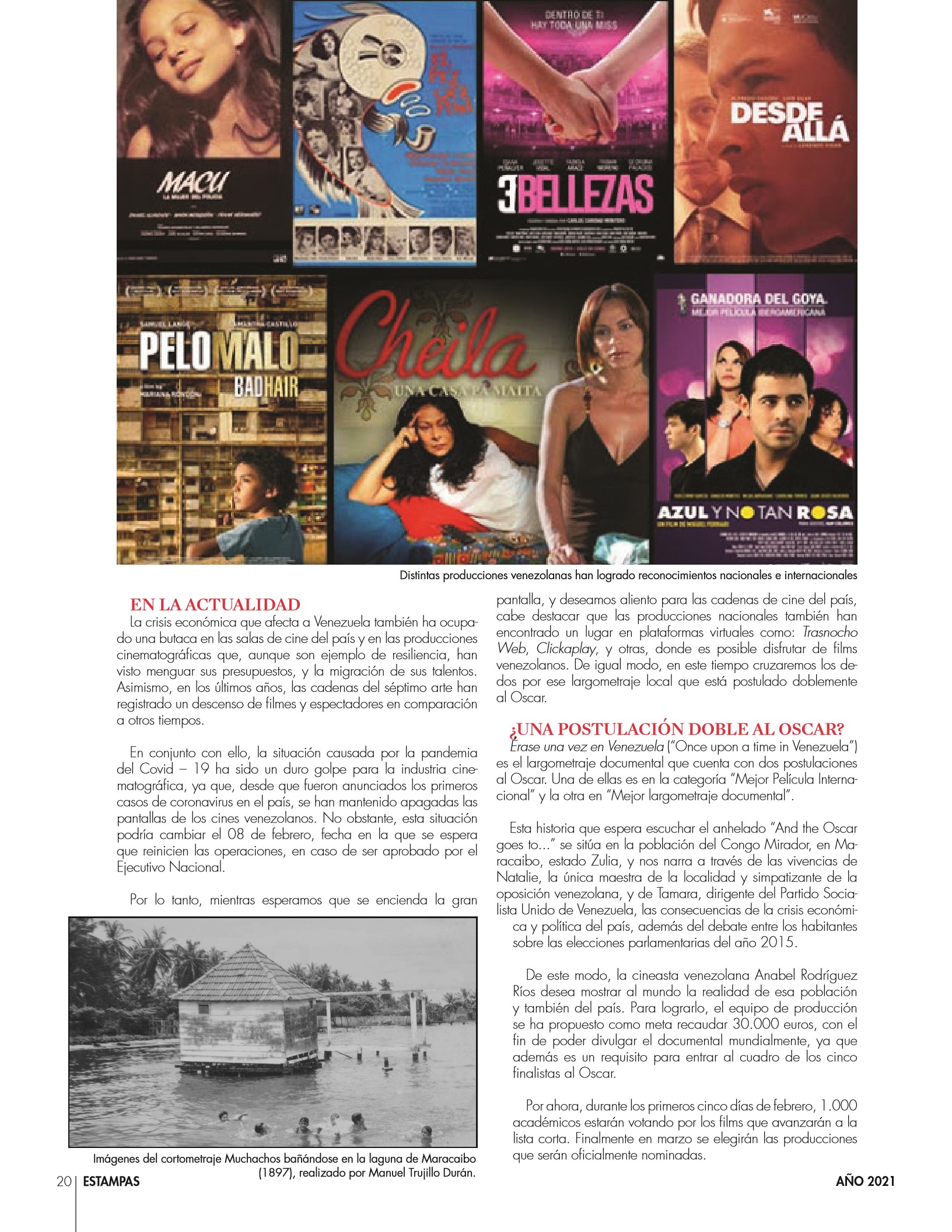 20-REV Entretenimiento : Andrea Solórzano Mota - Memoria histórica de un arte que empezó a rodarse en Maracaibo