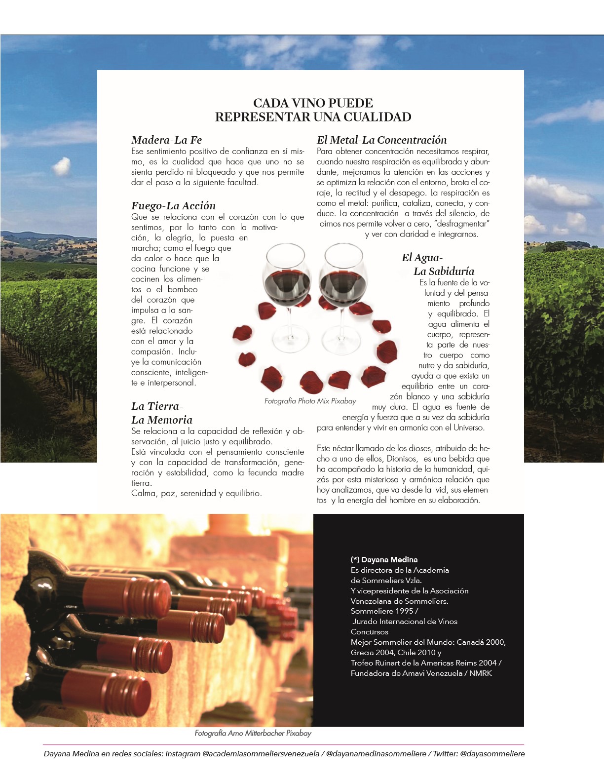 17-REV Entretenimiento Dayana Medina Vino y Feng Shui