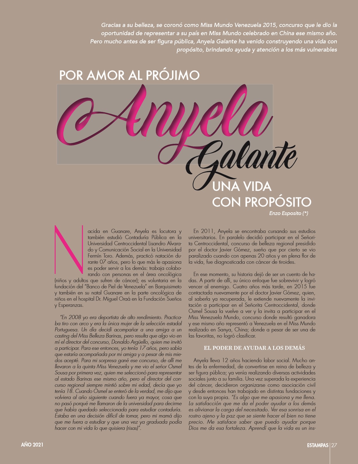 27-REV Entrevista Enzo Esposito Anyela Galante Una vida con propósito