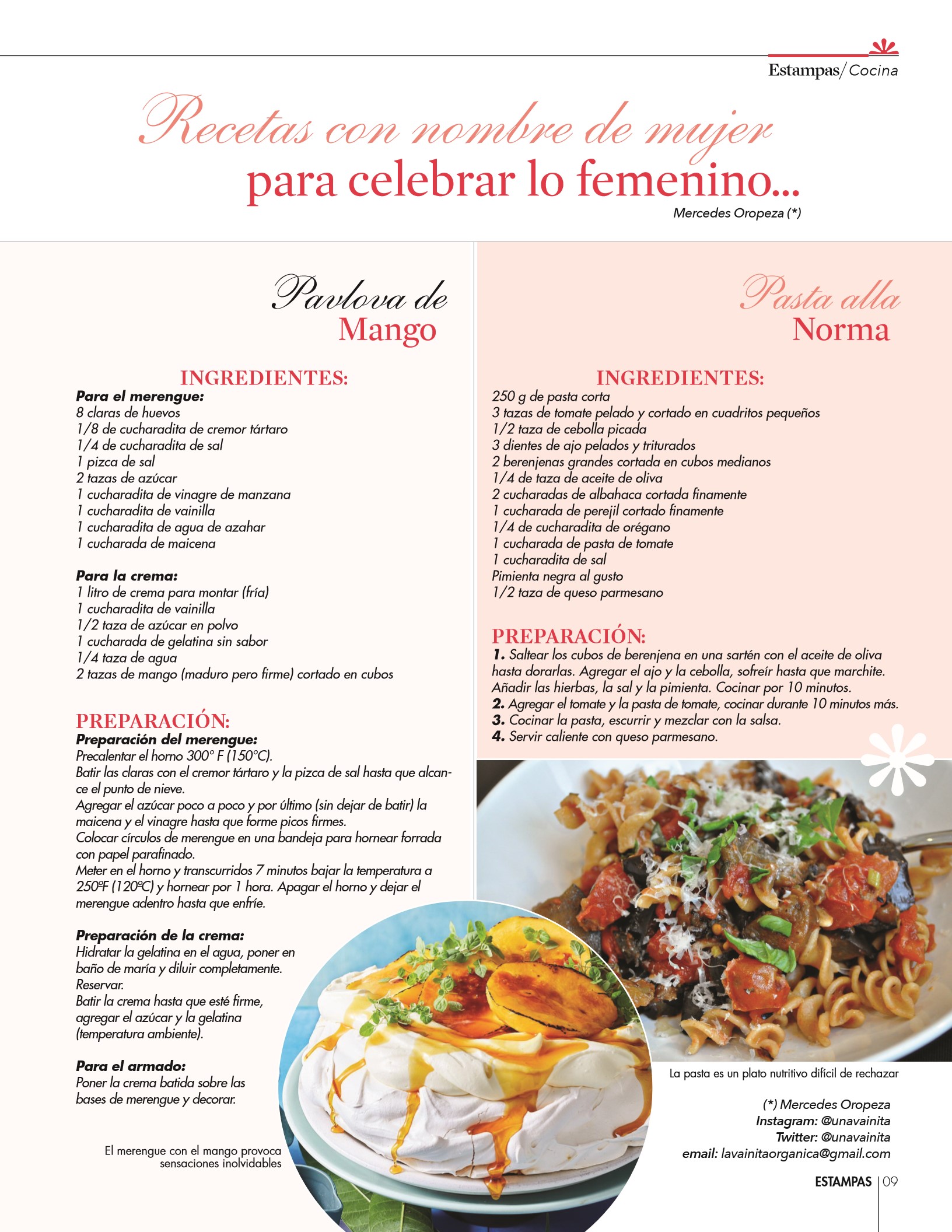 9-REV Cocina Mercedes Oropeza Recetas con nombre de mujer para celebrar lo femenino…