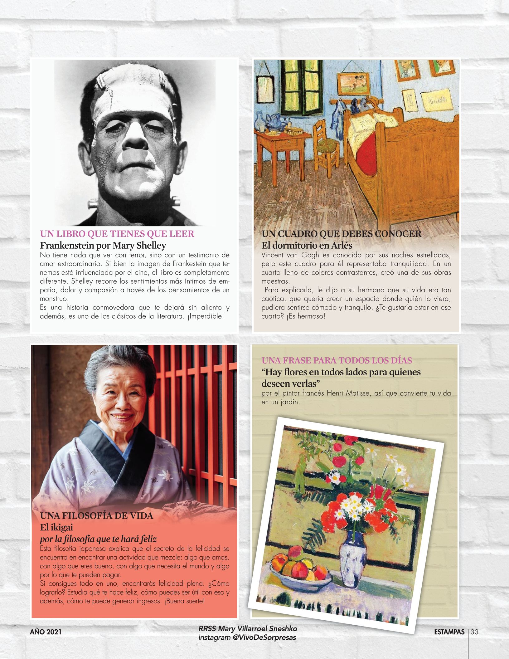 33-REV Entretenimiento Mary Villarroel Sneshko Ventana Cultural 