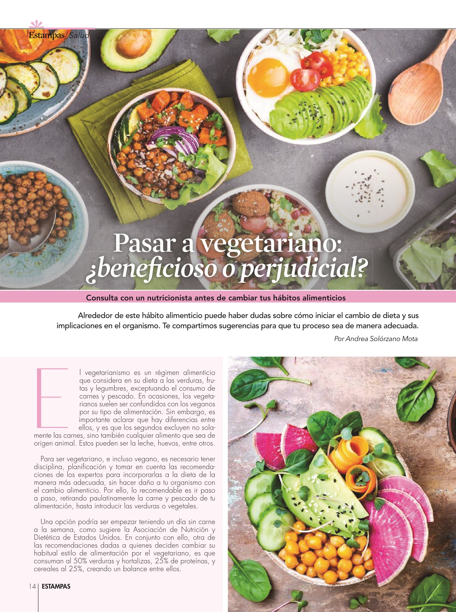 14-REV Salud Andrea Solórzano Pasar a vegetariano beneficioso o perjucicial