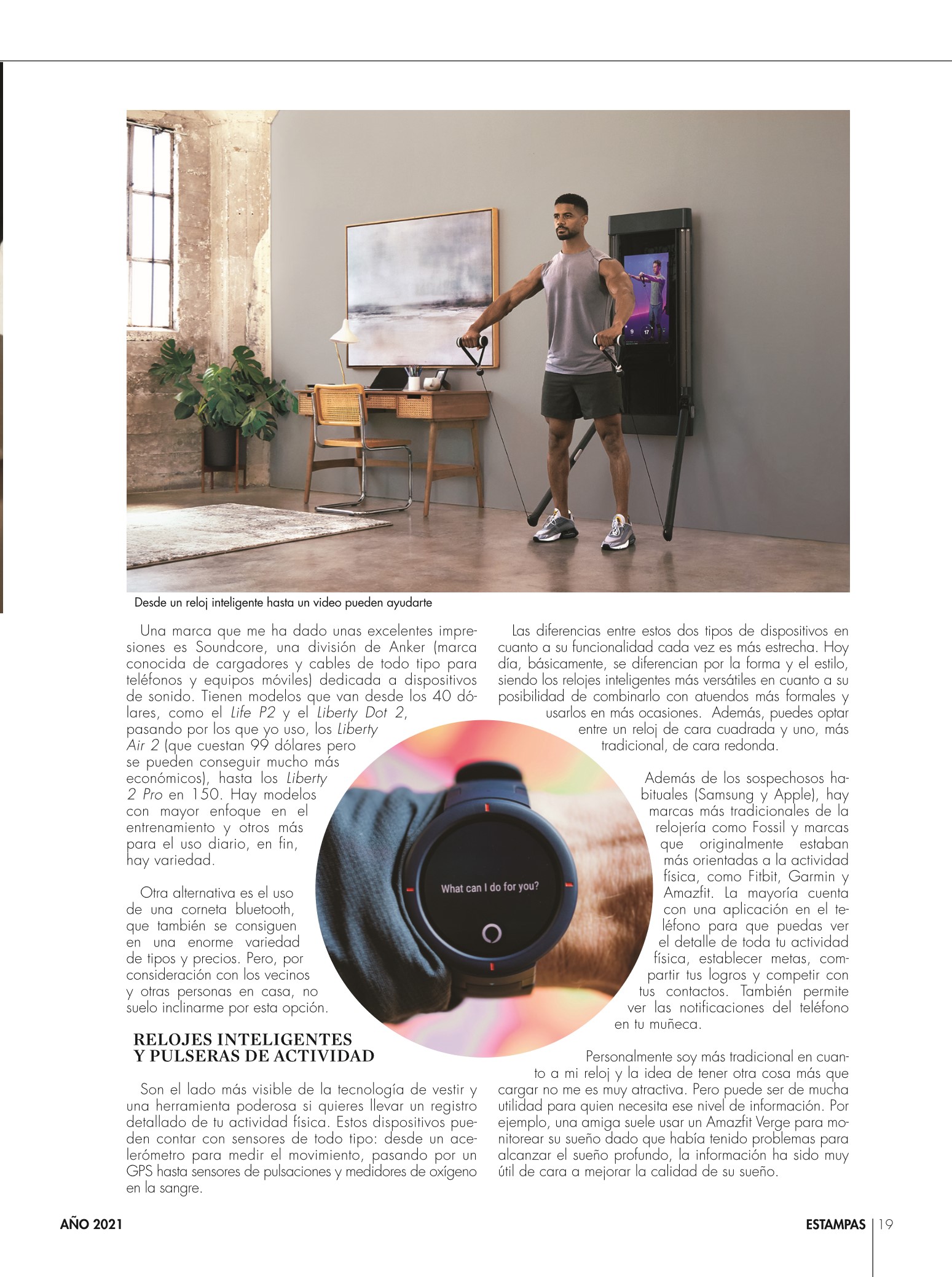 23-REV Entretenimieto Tecnología Juan Carlos Araujo S Tecnología para entrenar en casa