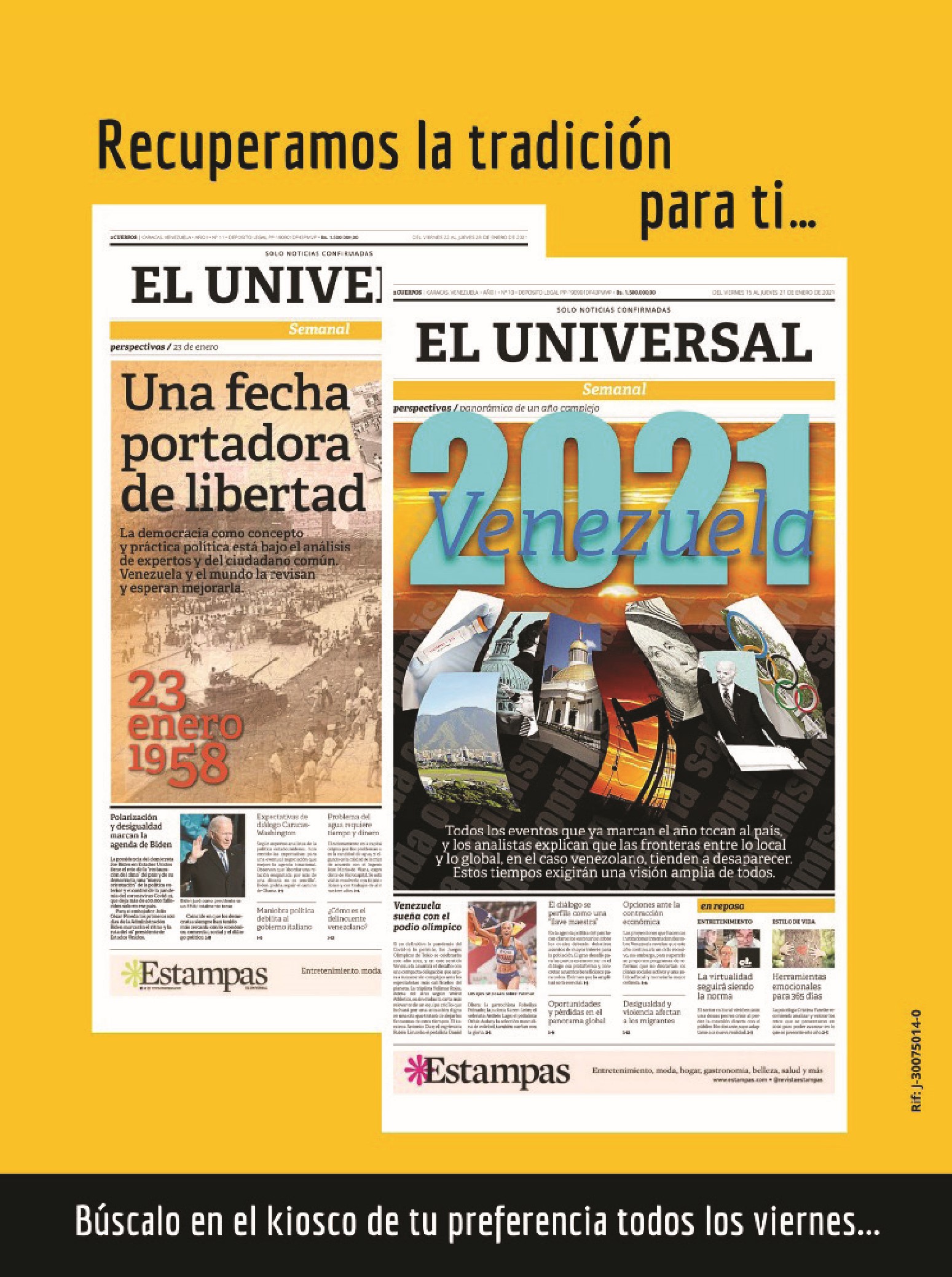 15-REV El Universal Semanario Rescatamos la tradición 