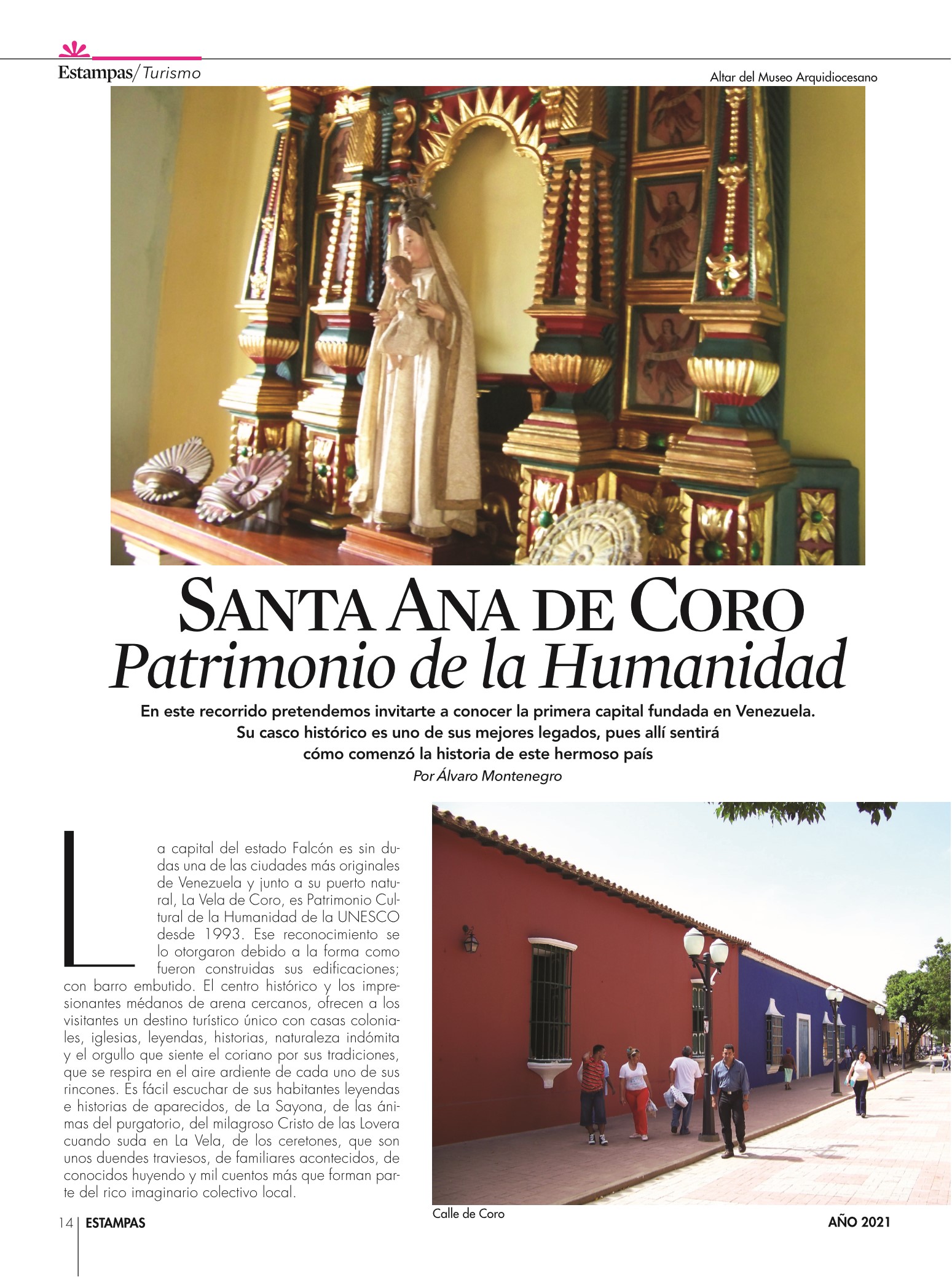 14-REV Álvaro Montenegro Santa Ana de Coro Patrimonio de la Humanidad