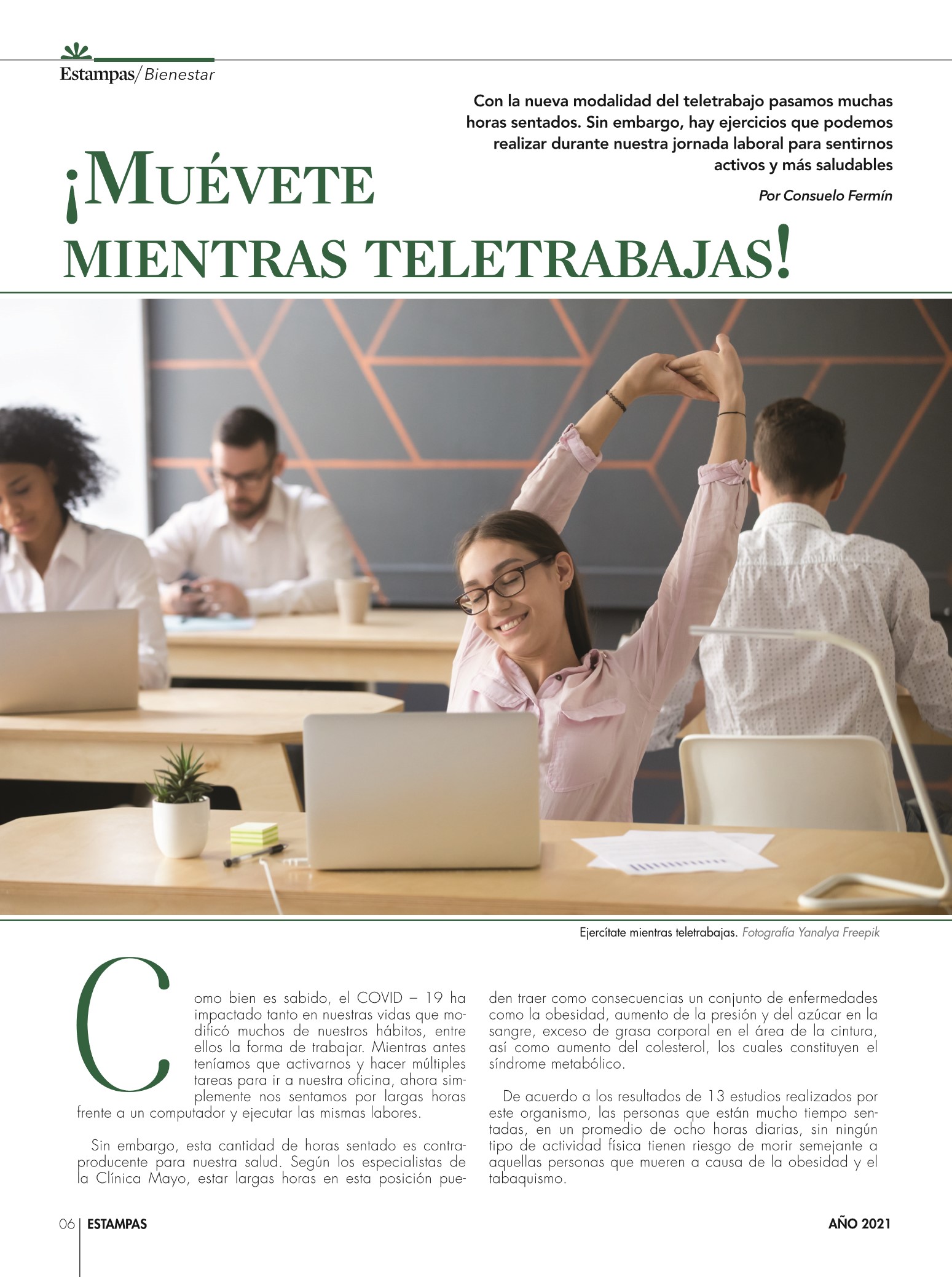 6-REV Salud Consuelo Fermín ¡Muévete mientras teletrabajas!