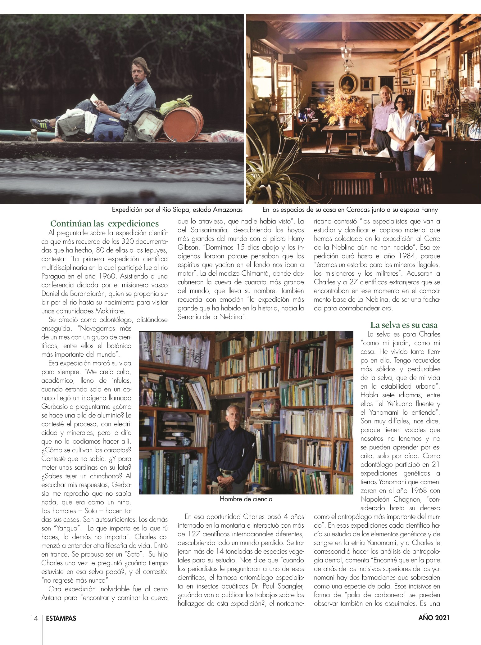 14-REV Entrevista Álvaro Montenegro Charles Brewer Carias el padre de los descubrimientos