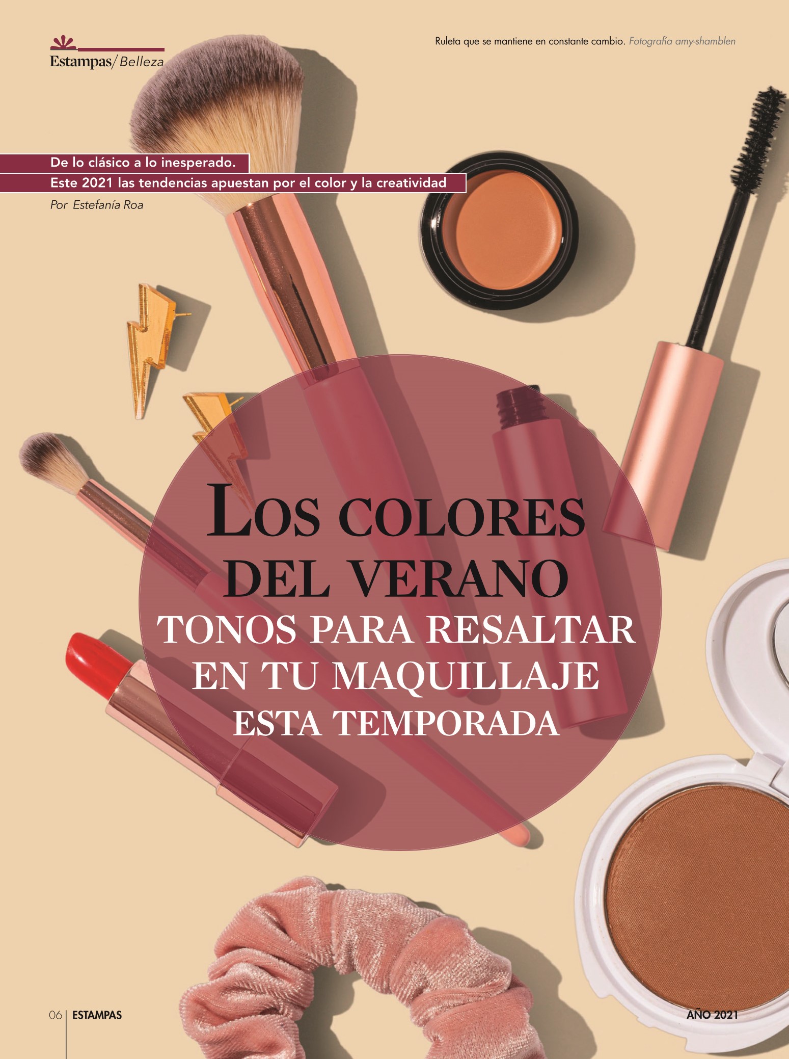 6-REV Belleza Estefanía Roa Los colores del verano tonos resaltar tu maquillaje esta temporada