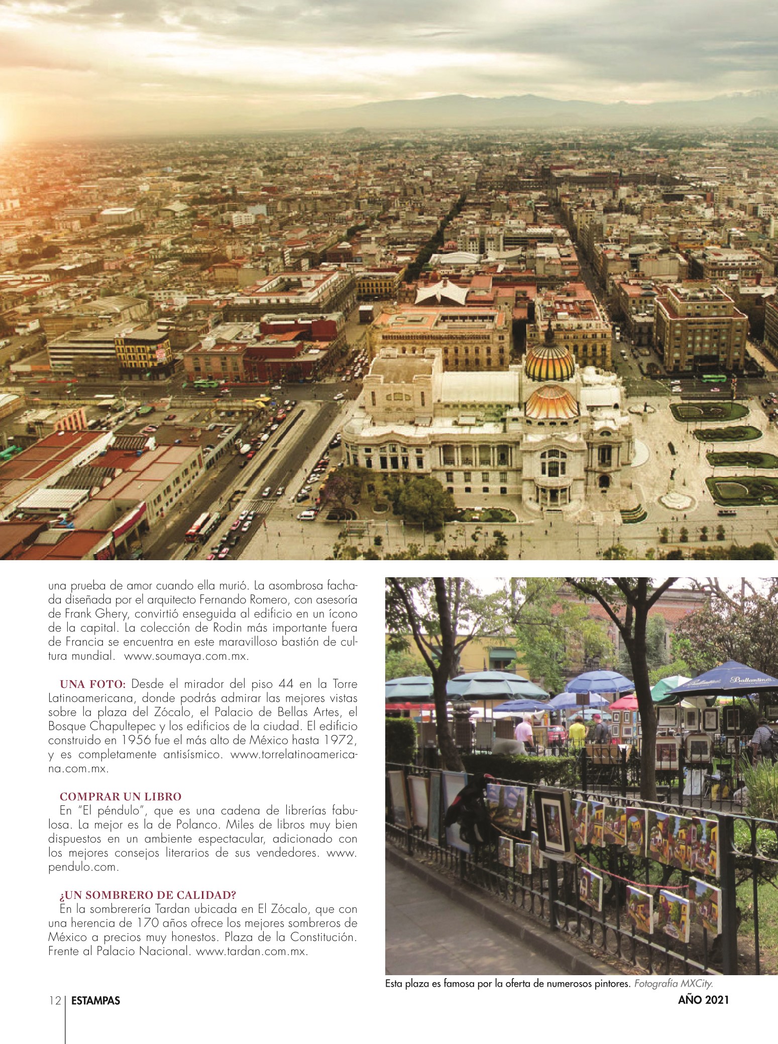 12-REV Entretenimiento Turismo Álvaro Montenegro Ciudad México lista recibir turistas
