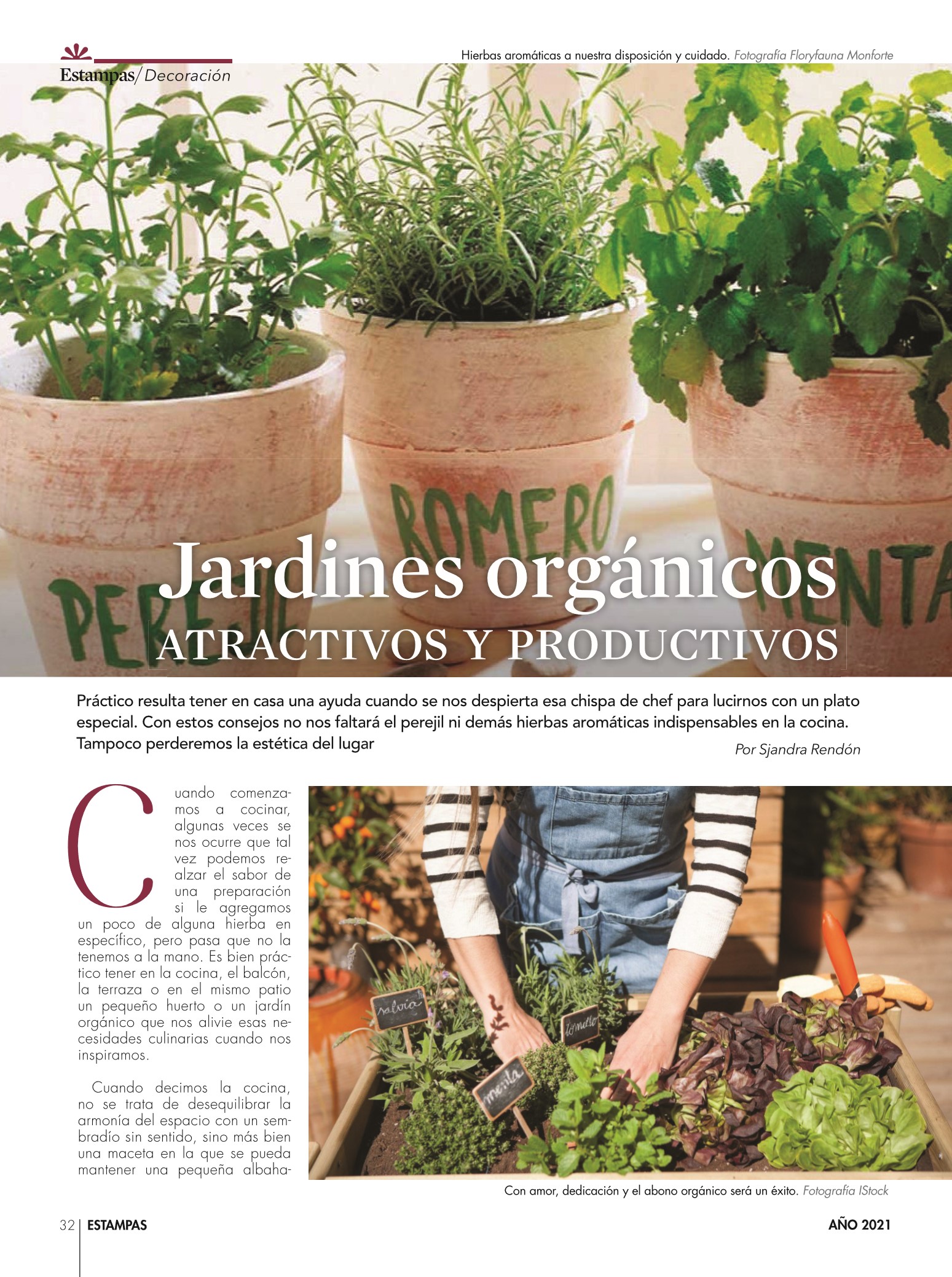 32-REV Decoración Sjandra Rendón Jardines orgánicos atractivos productivos