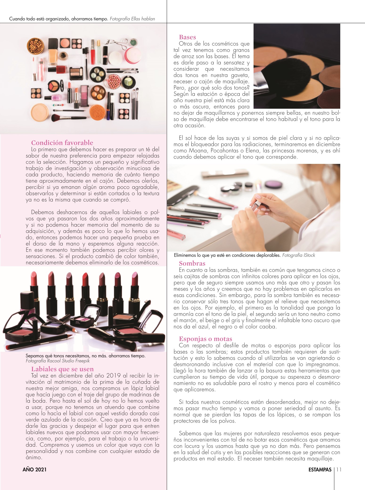 11-REV Belleza Sjandra Rendón Seamos realistas y organicemos nuestros cosméticos