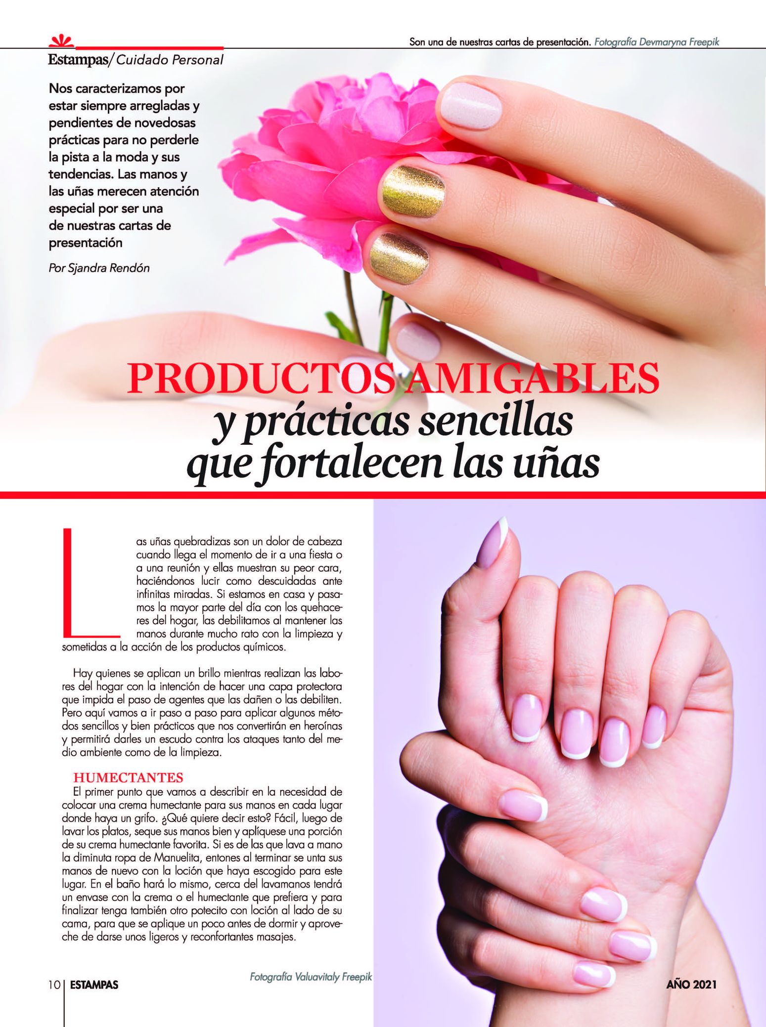 10-REV Belleza Sjandra Rendón Productos amigables y prácticas sencillas que fortalecen las uñas 