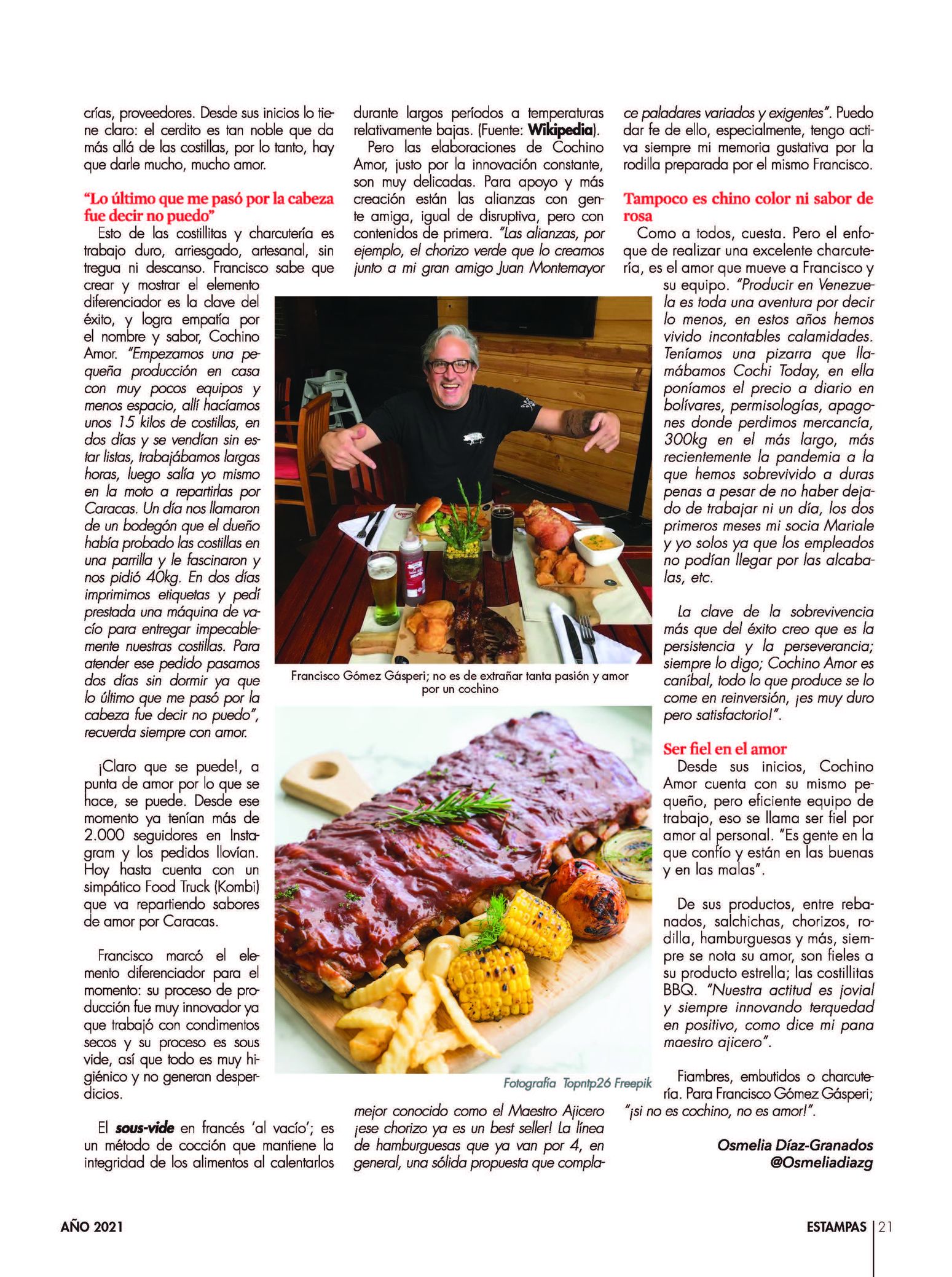 21-REV Gastronomía Osmelia Díaz Granados Salada curada y embutid primera amiga del hombre al paladar