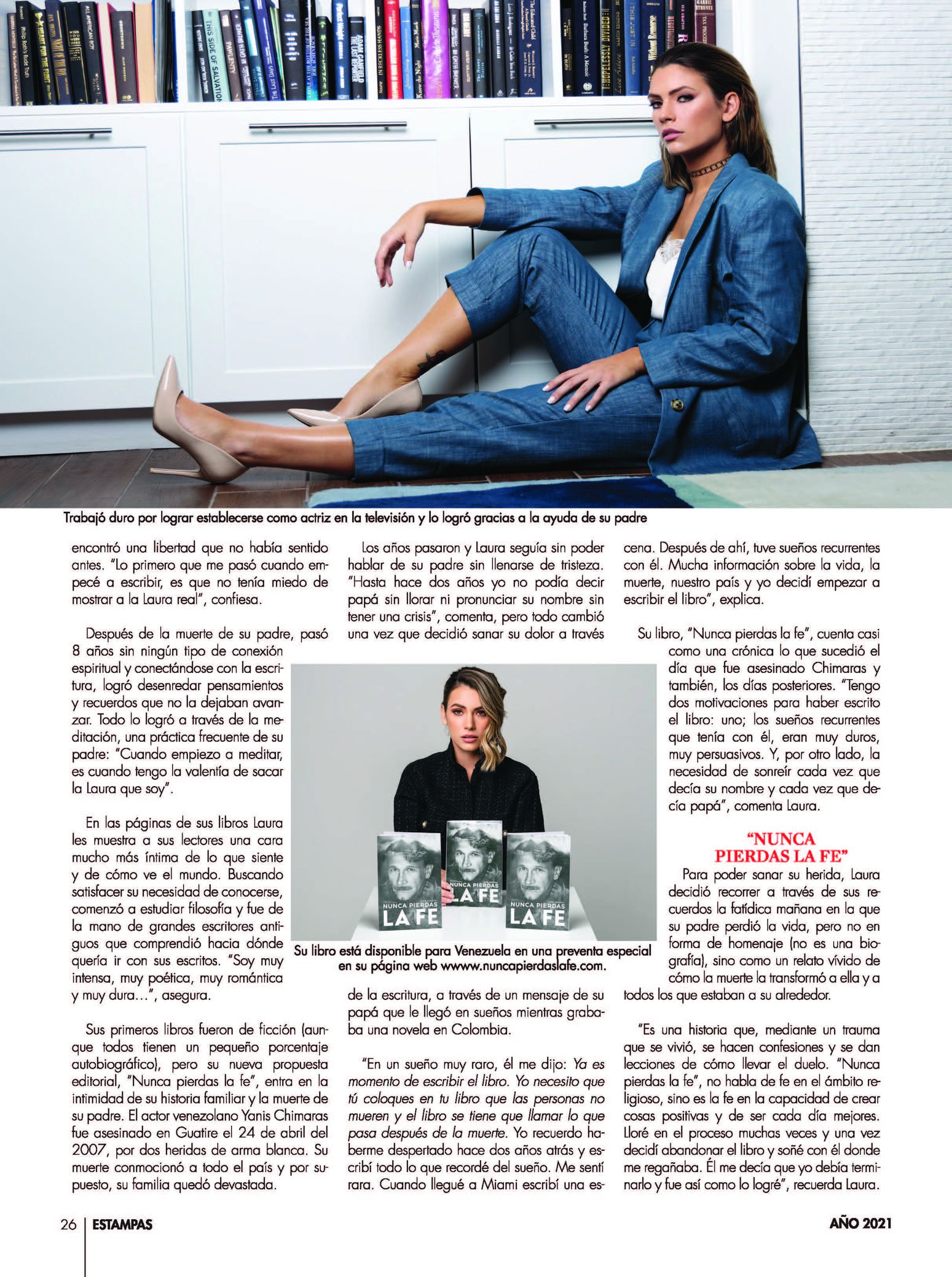 26-REV Entrevista Entretenimiento Mary Villarroel Sneshko Laura Chimaras Nunca Pierdas la Fe