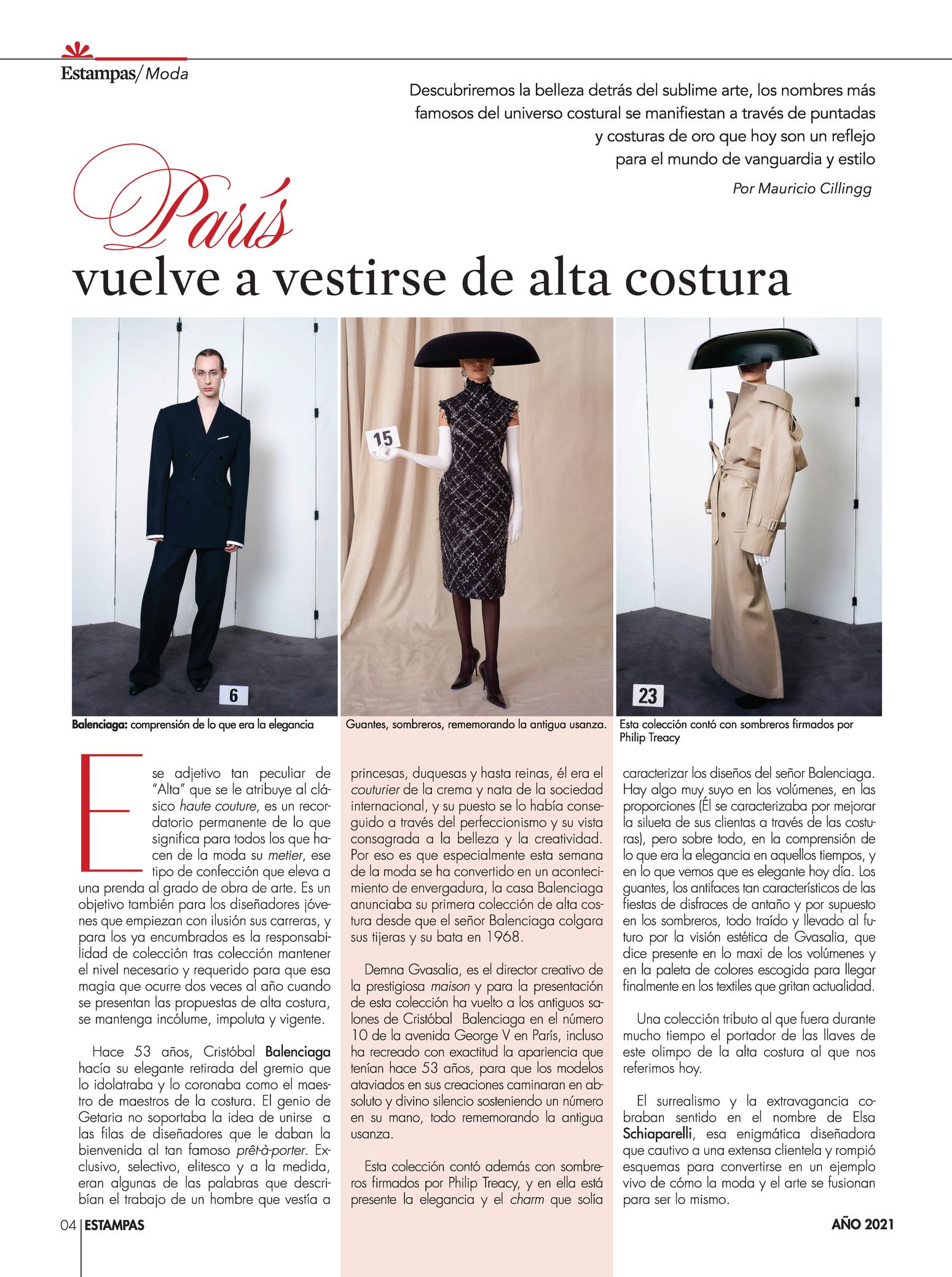4-REV Moda Mauricio Cilingg París vuelve a vestirse de alta costura