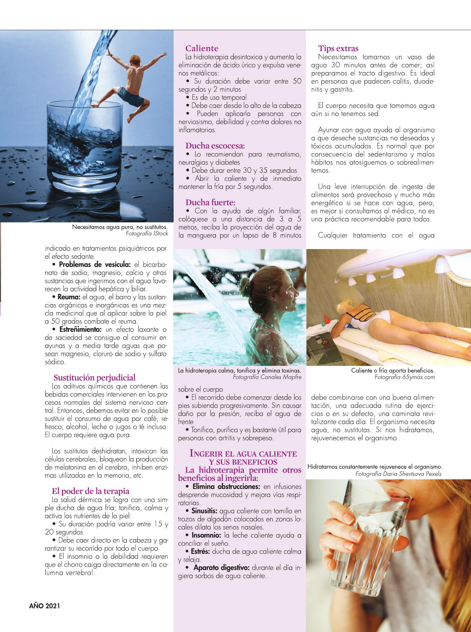 15-REV Salud La hidroterapia y sus beneficios para el cuerpo y la mente