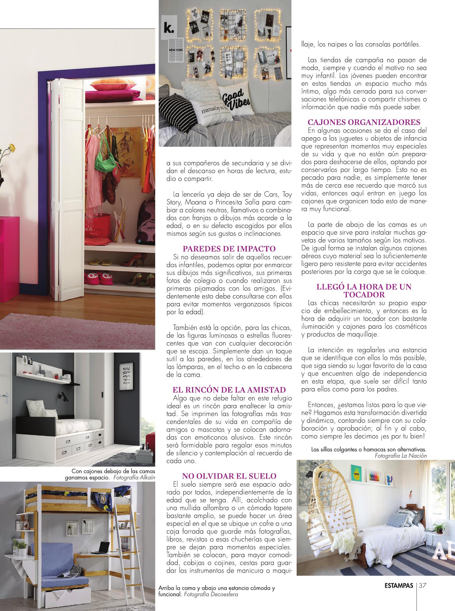 37-REV Decoración  Una habitación cómoda y versatil para nuestros adolescentes