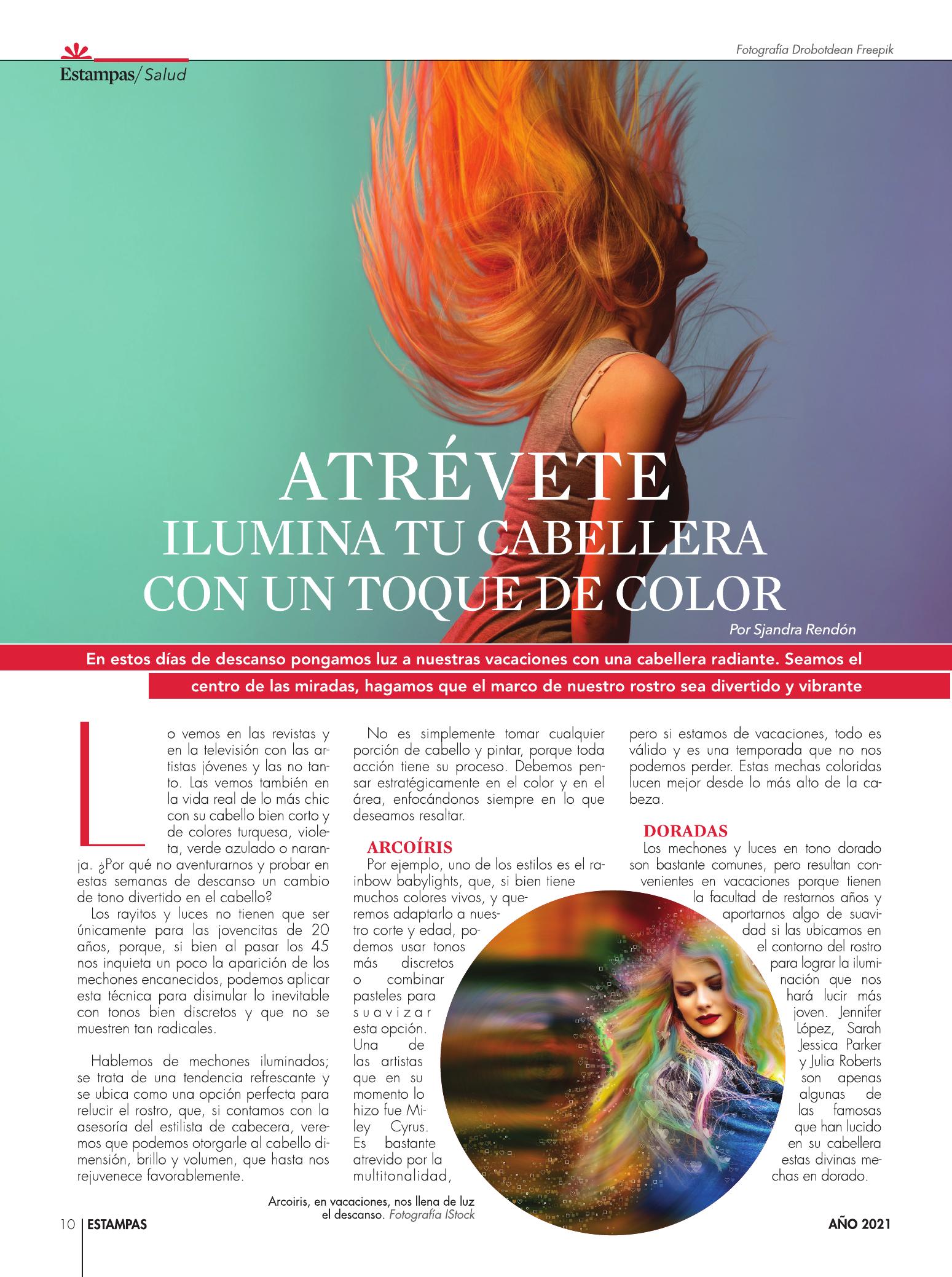 10-REV Belleza  Atrévete ilumina tu cabellera con un toque de color