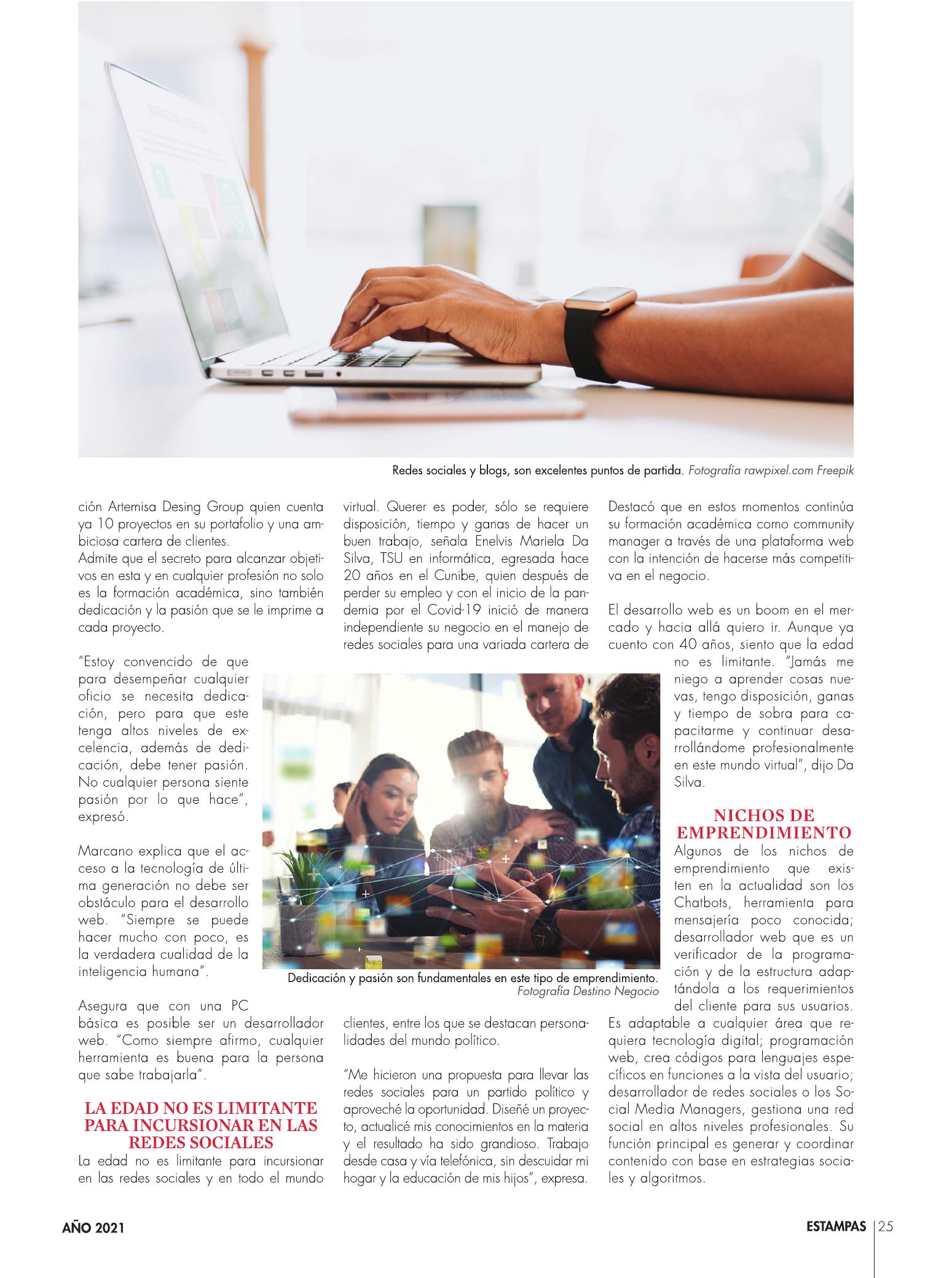 25-REV Emprendedores Mundo digital despierta nichos de emprendimiento para todo gusto 