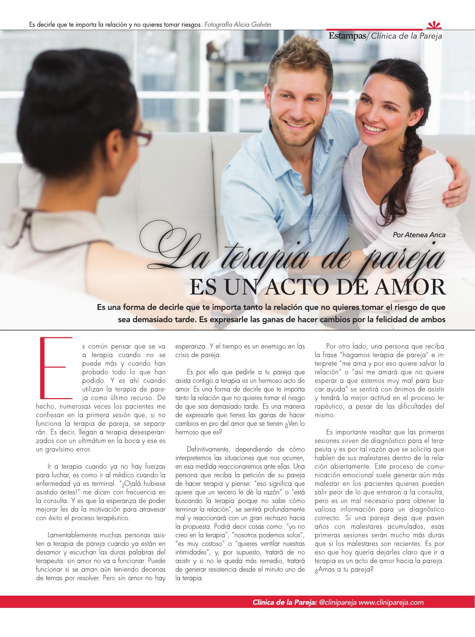 29-REV Pareja  La terapia de pareja es un acto de amor