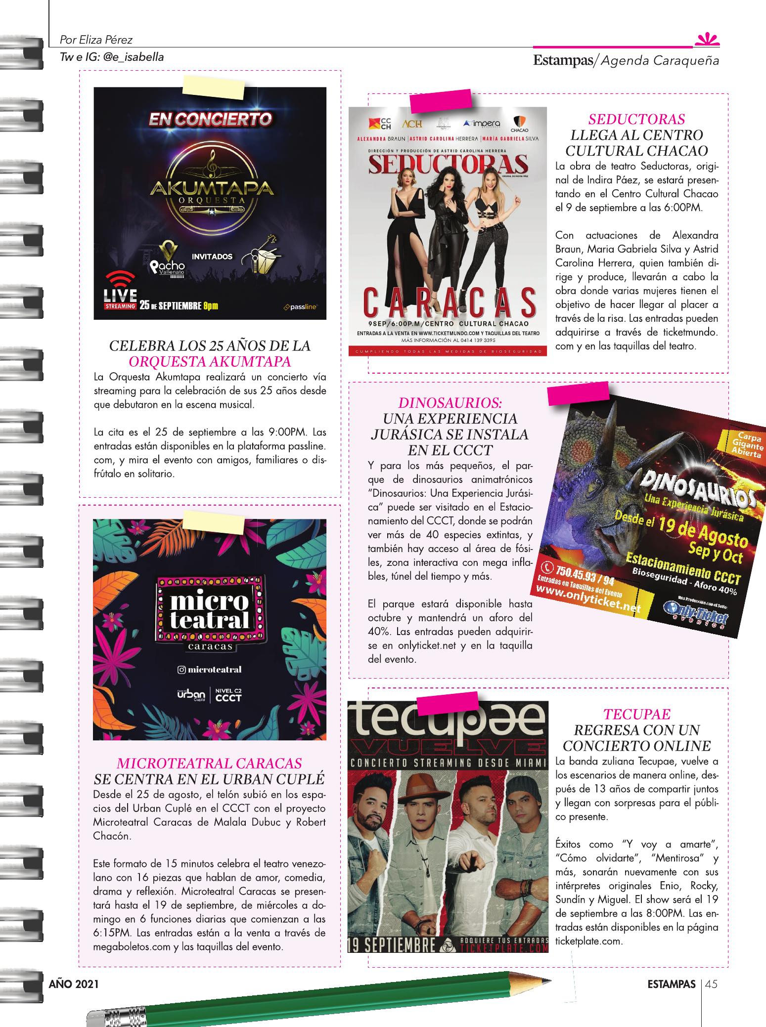 45-REV Cultura Agenda Caraqueña 