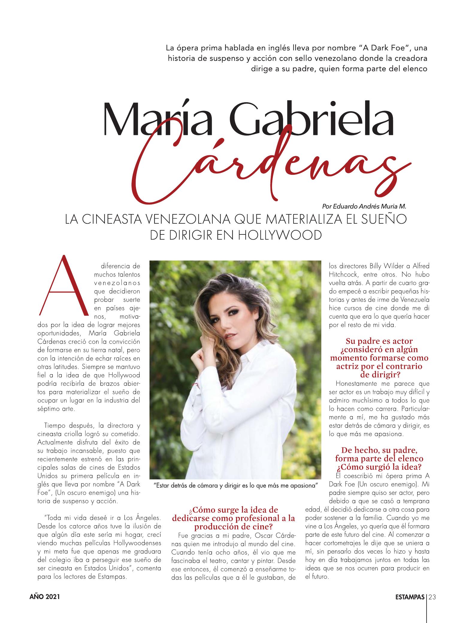 23-REV Entrevista María Gabriela Cárdenas