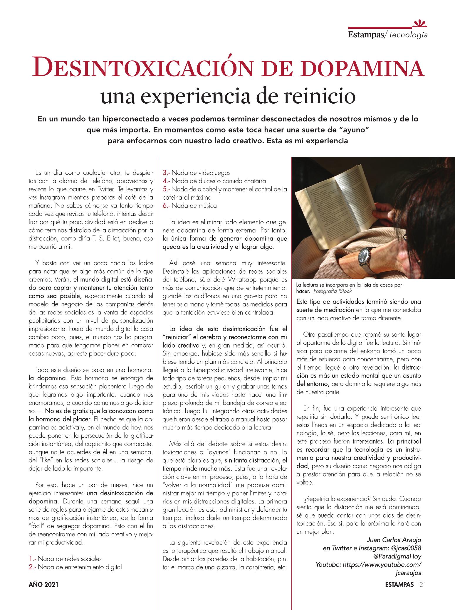 21-REV Tecnologia Desintoxicación de dopamina Una experiencia de reinicio 