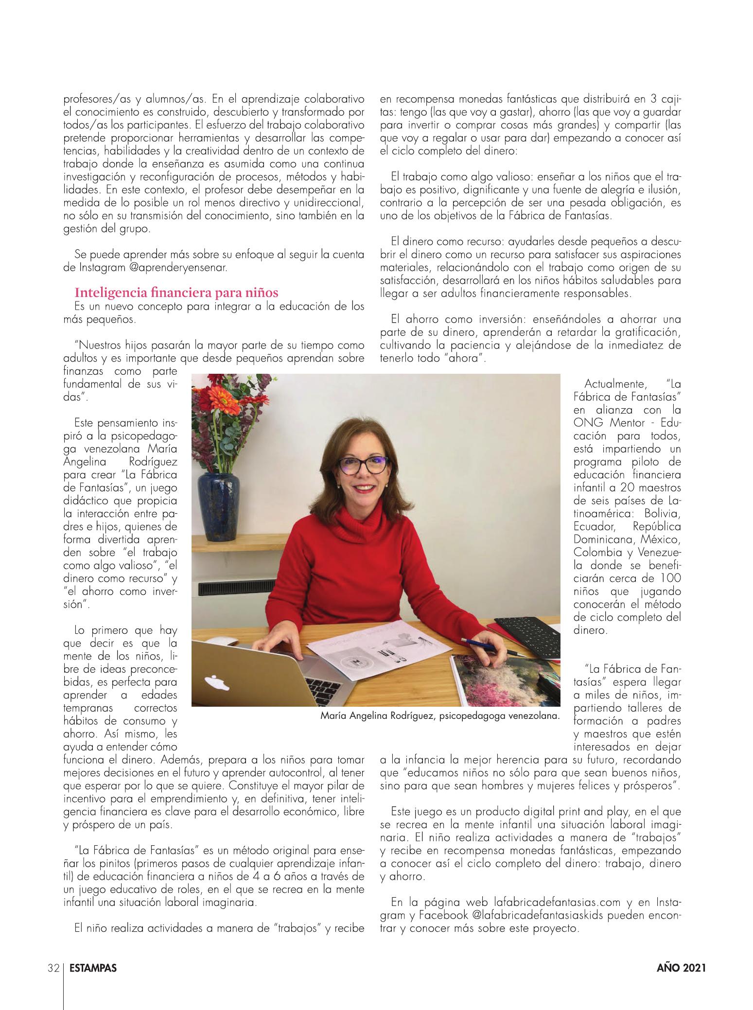 32-REV Sociedad Nuevas tendencias educativas desde los primeros años escolares
