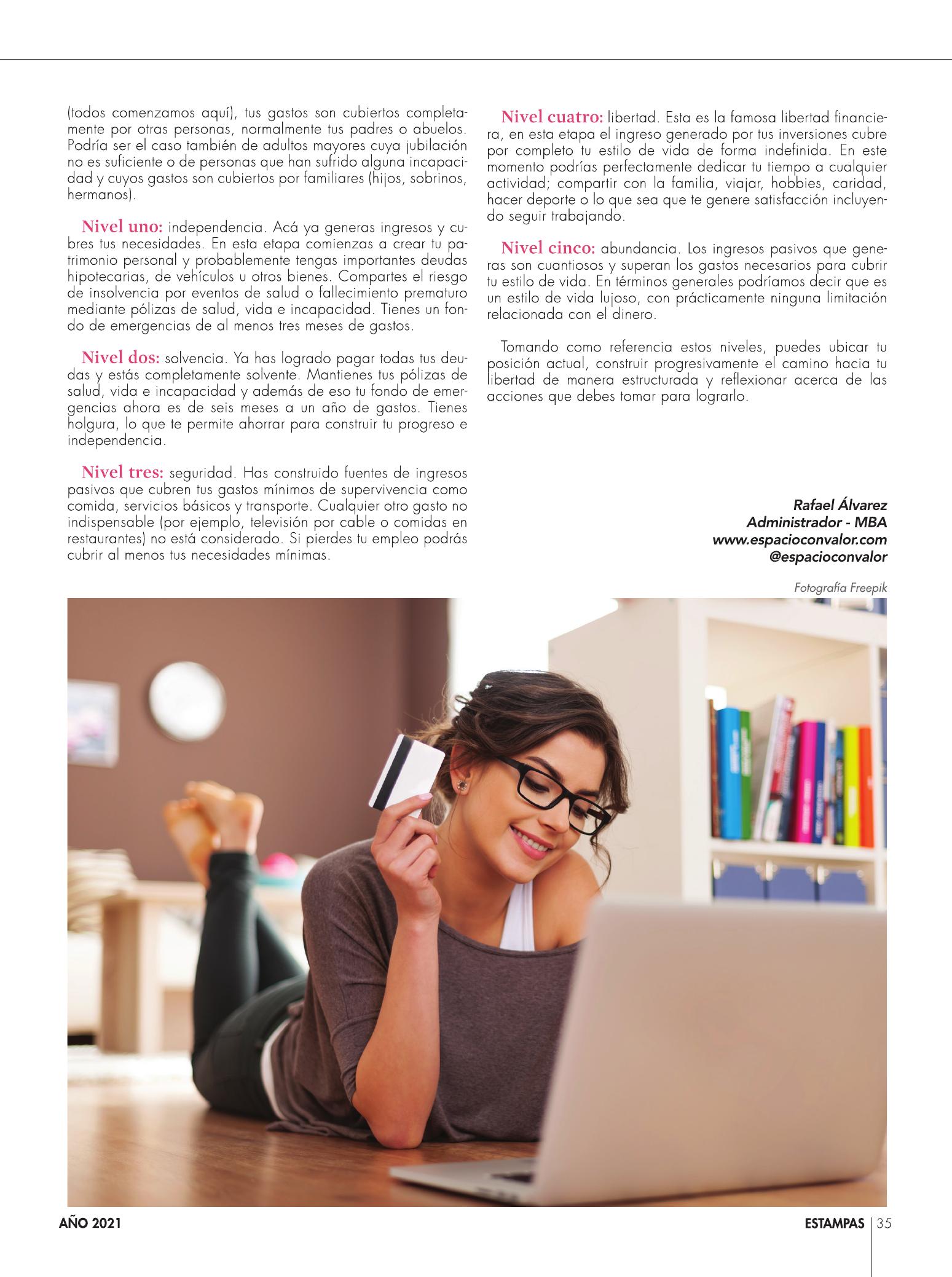 35-REV Emprendedores Espacio con valor Que tan cerca o lejos estás de tu libertad financiera