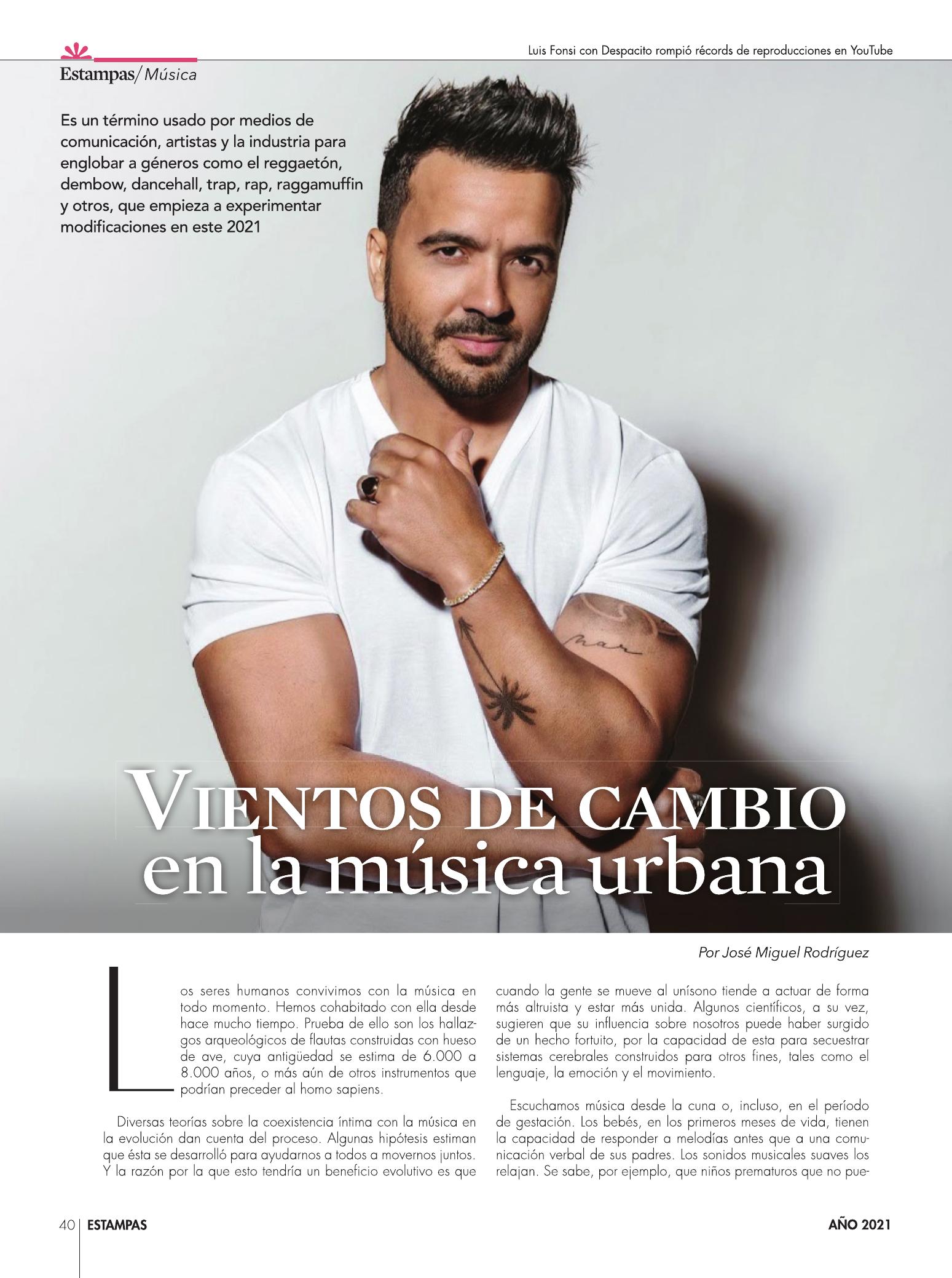 40-REV Musica Vientos de cambio en la música urbana
