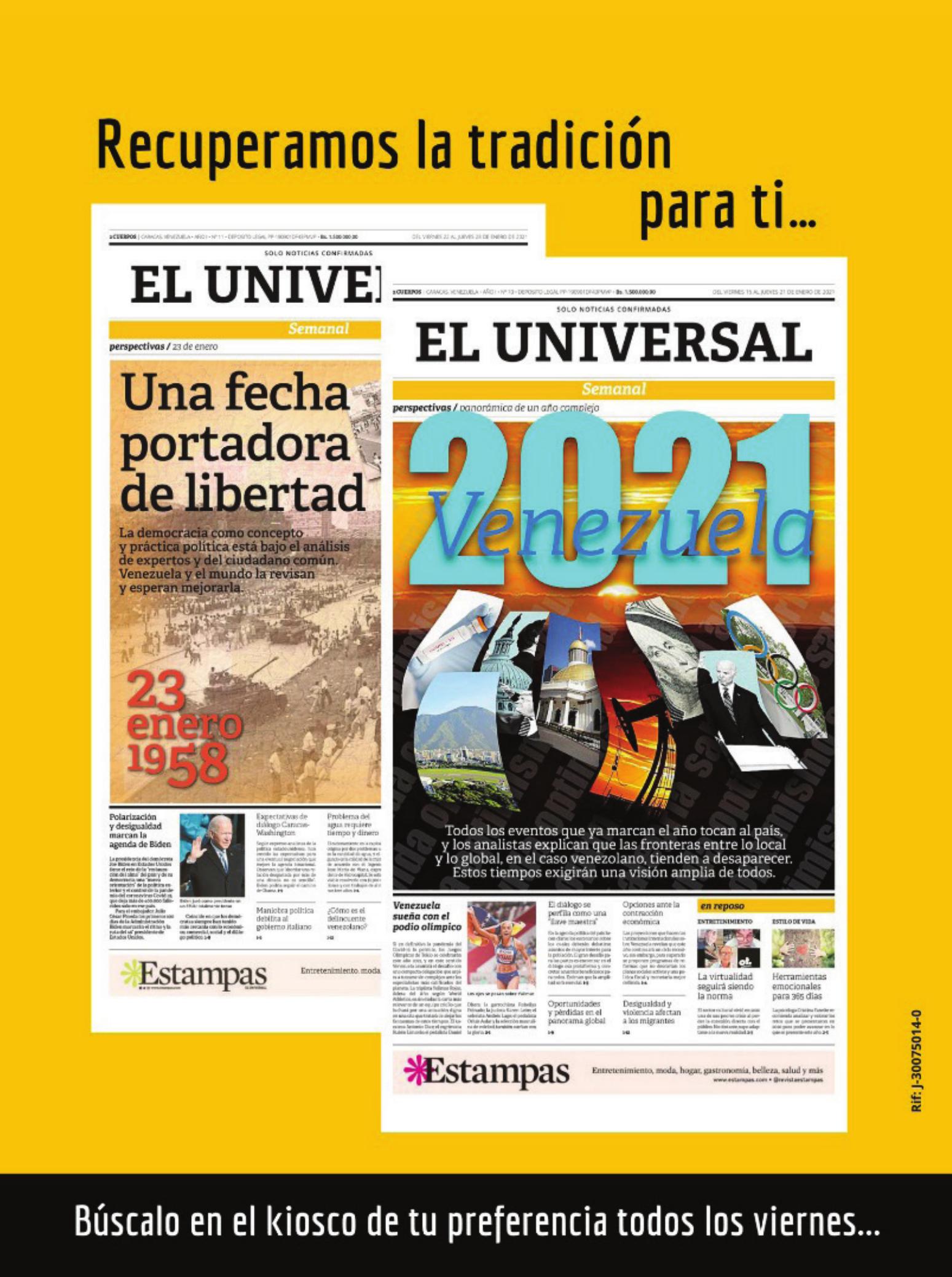 44-REV Semanario El Universal Resctamos la Tradicion