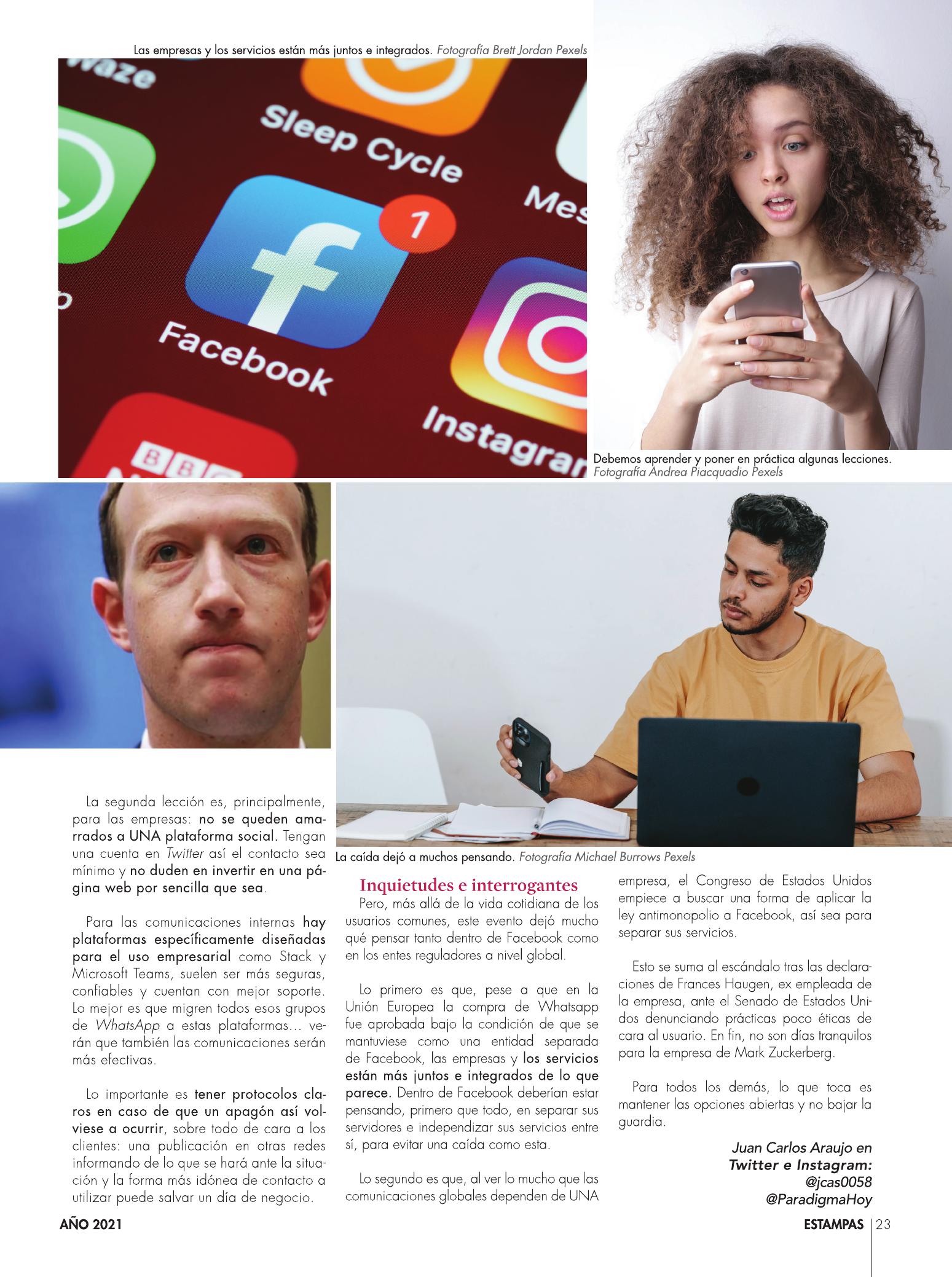 23-REV Tecnologia Que podemos aprender del apagon de Facebook