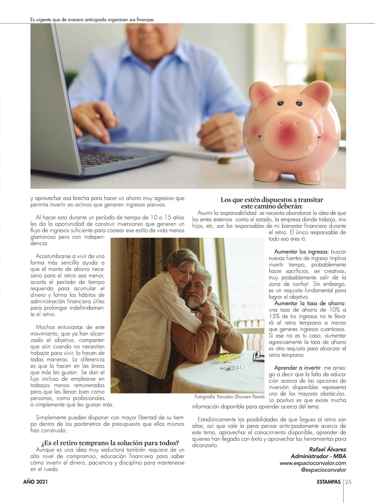 25-REV Emprendedores Espacio con valor La jubilacion temprana es posible